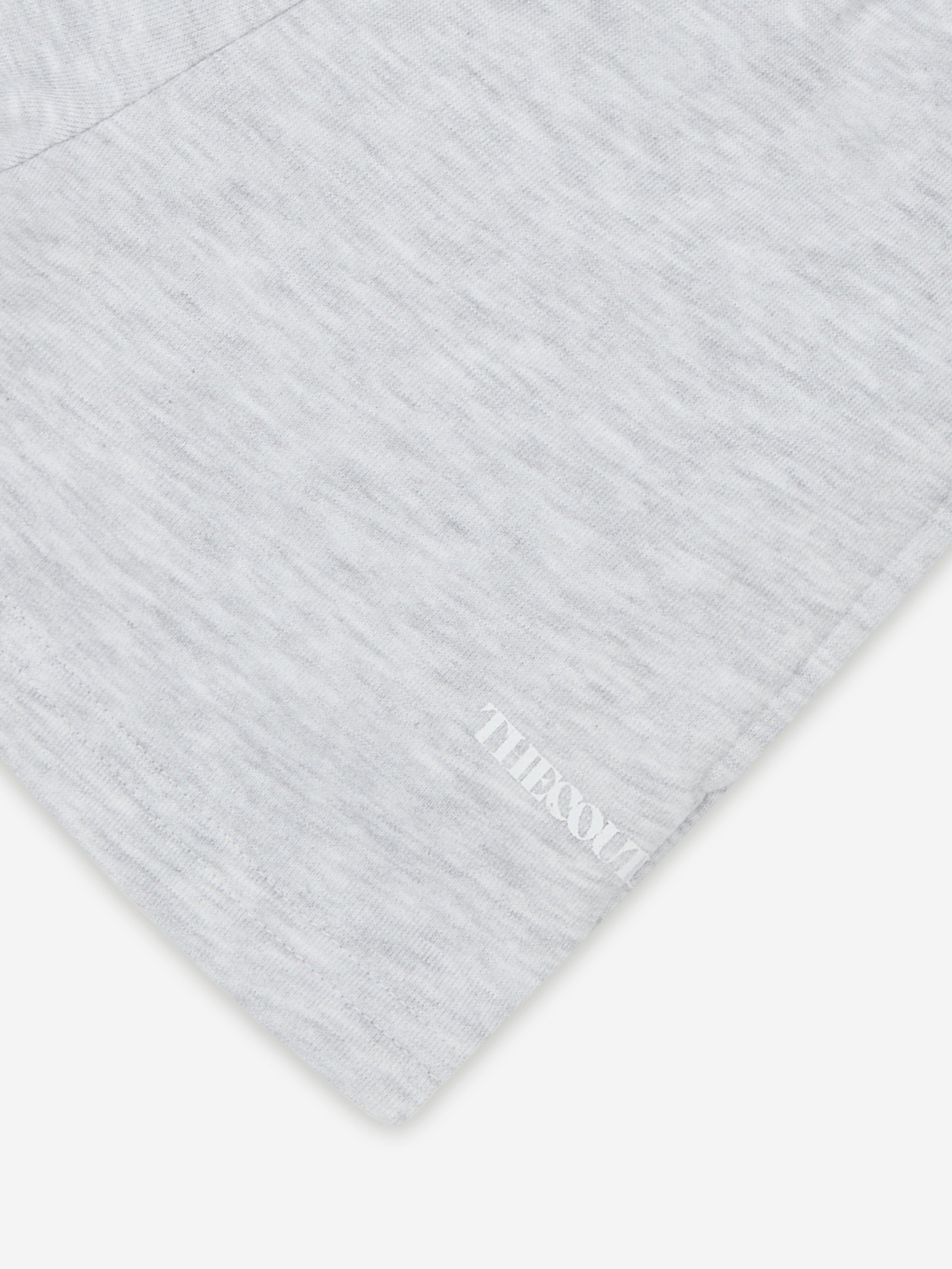 The Couture Club Kids Raw Seam Shorts in Grey