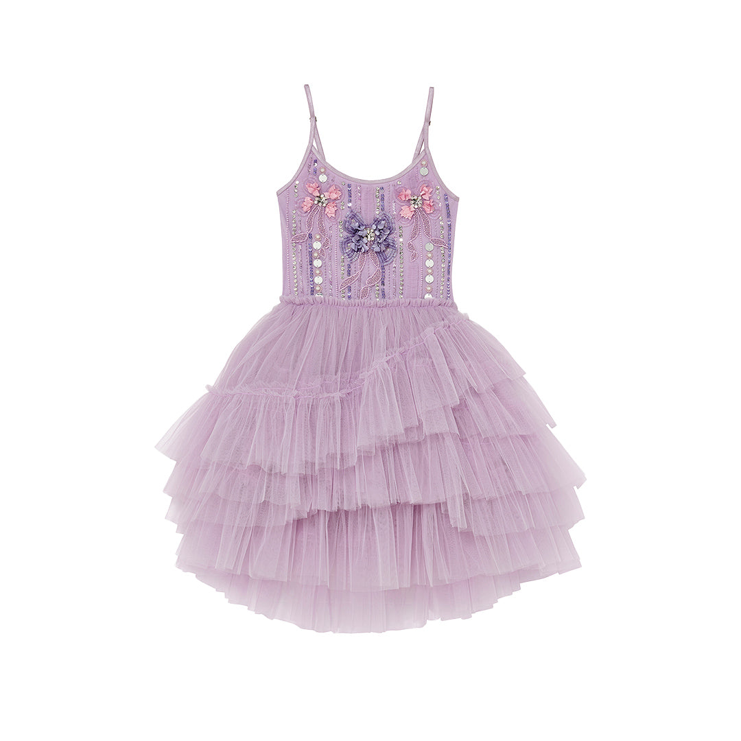 Girls Orchid Sequins Tutu Dress