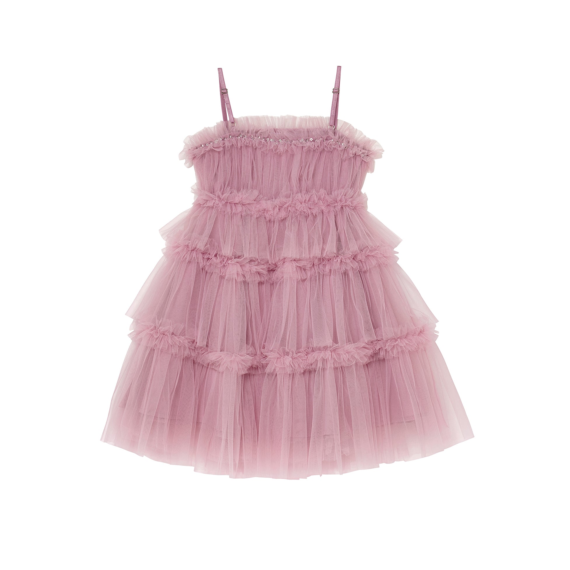 Girls Orchid Tulle Dress