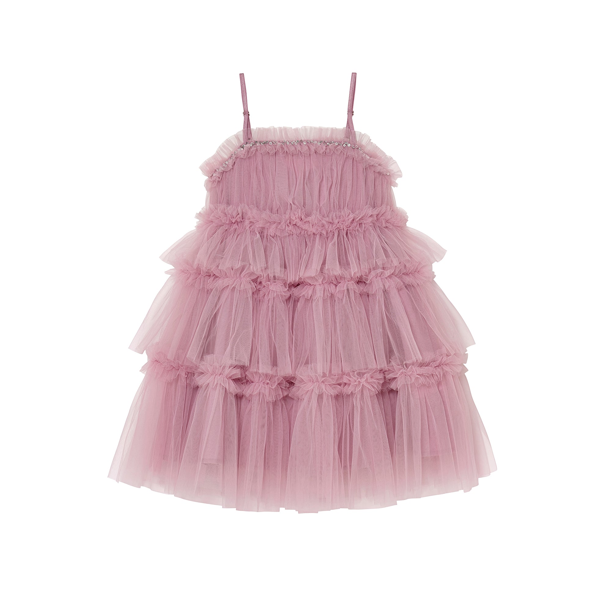 Girls Orchid Tulle Dress