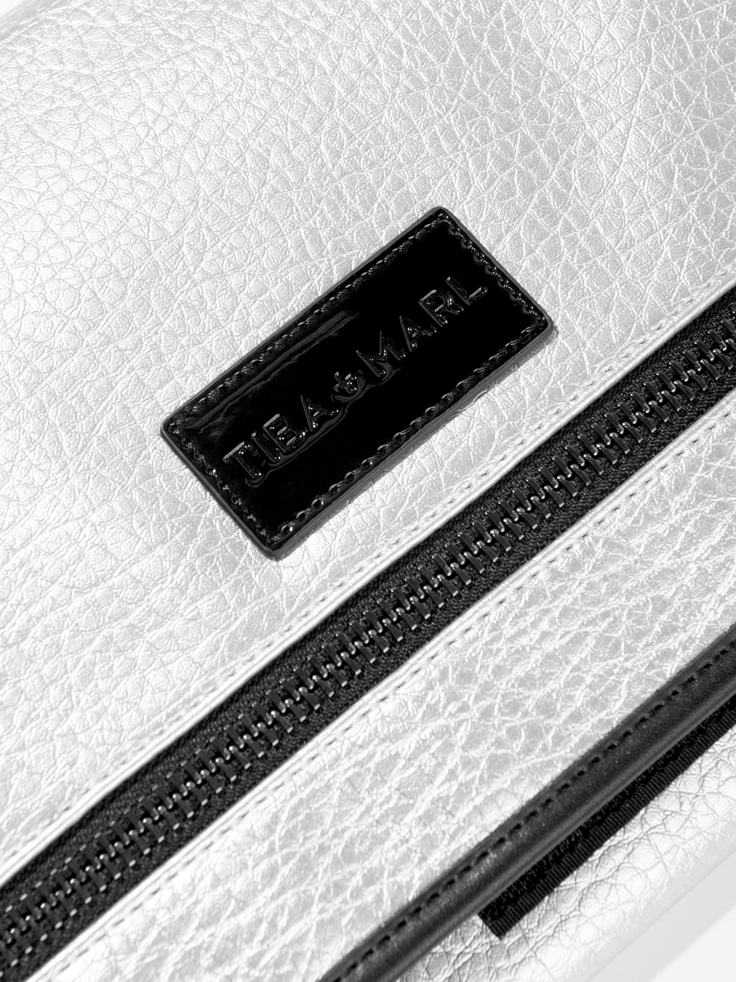 Tiba + Marl Baby Etta Changing Clutch in Silver (33cm)
