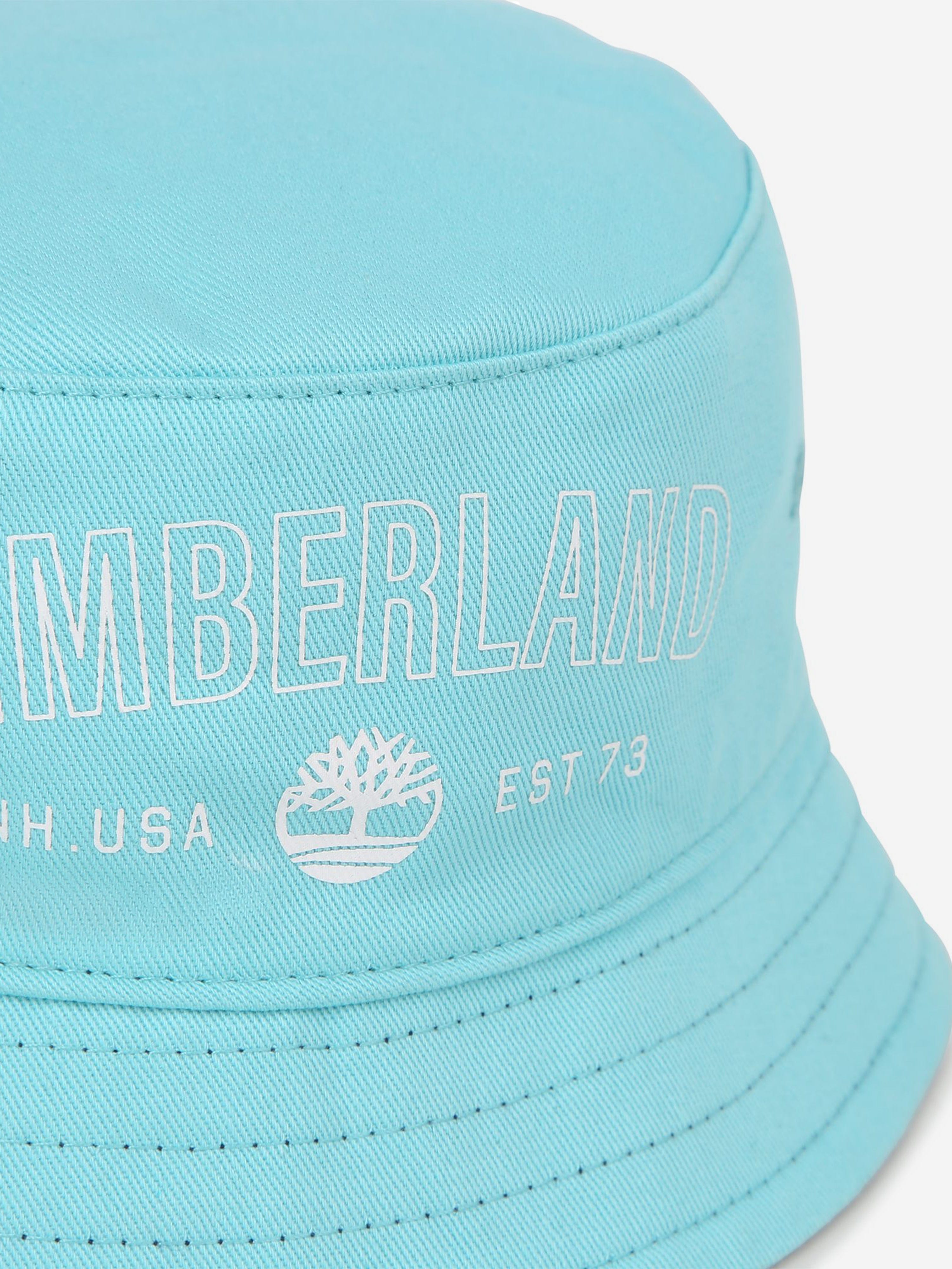Timberland Baby Boys Reversible Bucket Hat in Navy