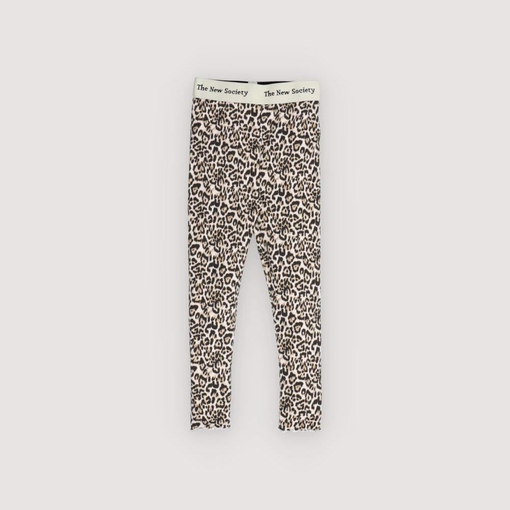 Girls Leopard Printed Cotton Leggings