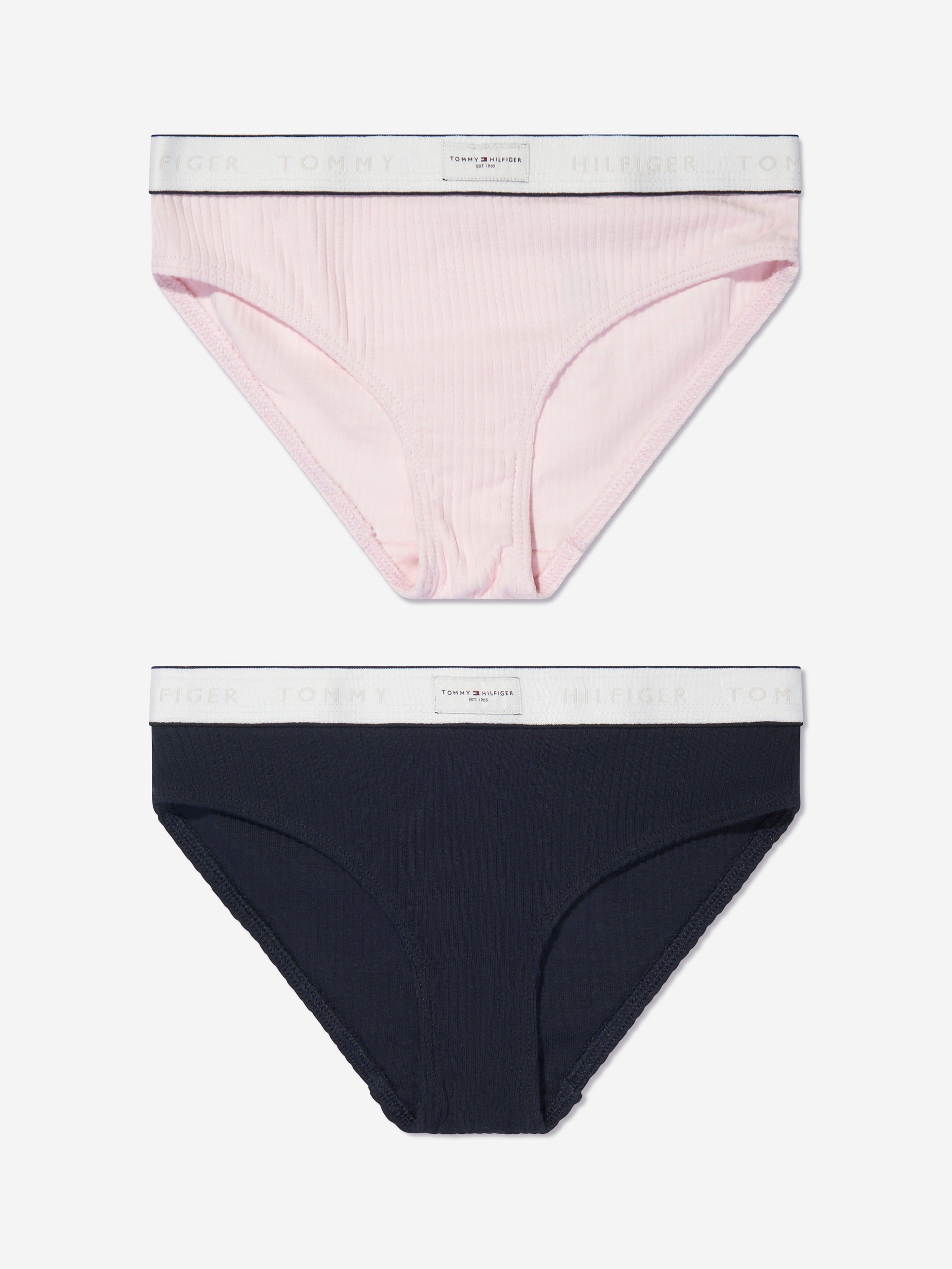 Tommy Hilfiger Girls 2 Pack Bikini Briefs Set in Pink