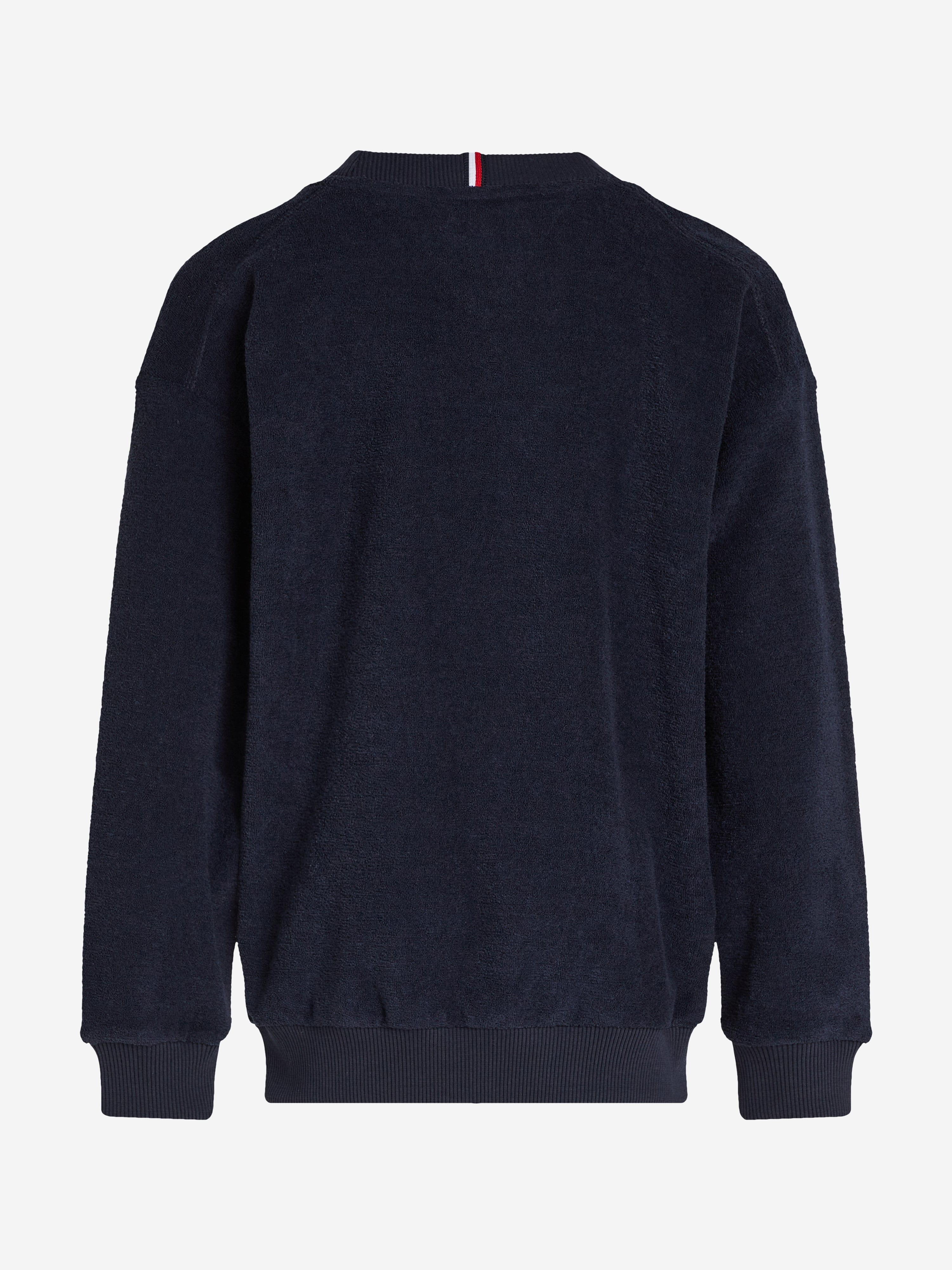 Tommy Hilfiger Boys Flag Boucle Sweatshirt in Navy