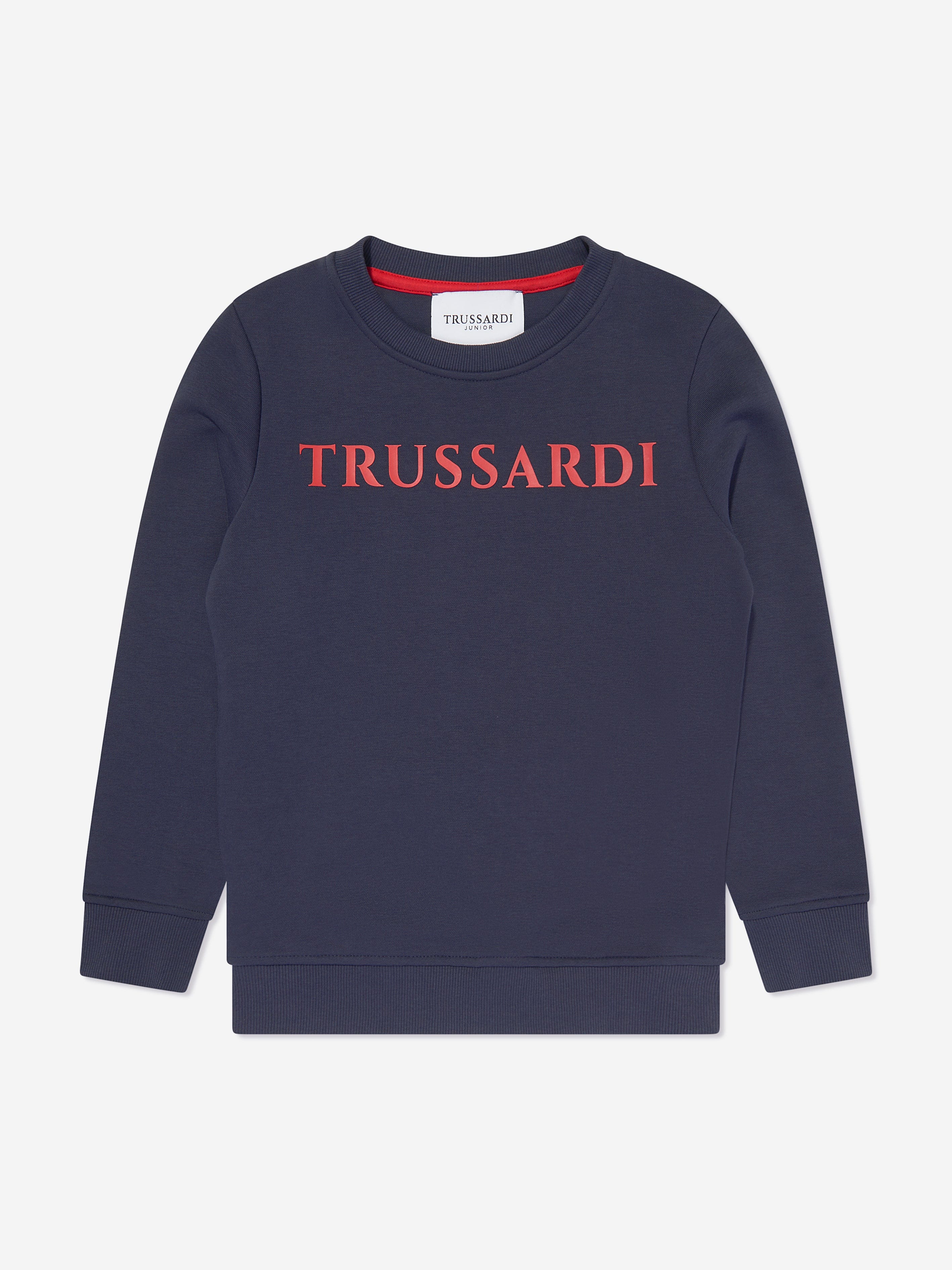 Trussardi Kids Nake Logo Sweatshirt in Navy