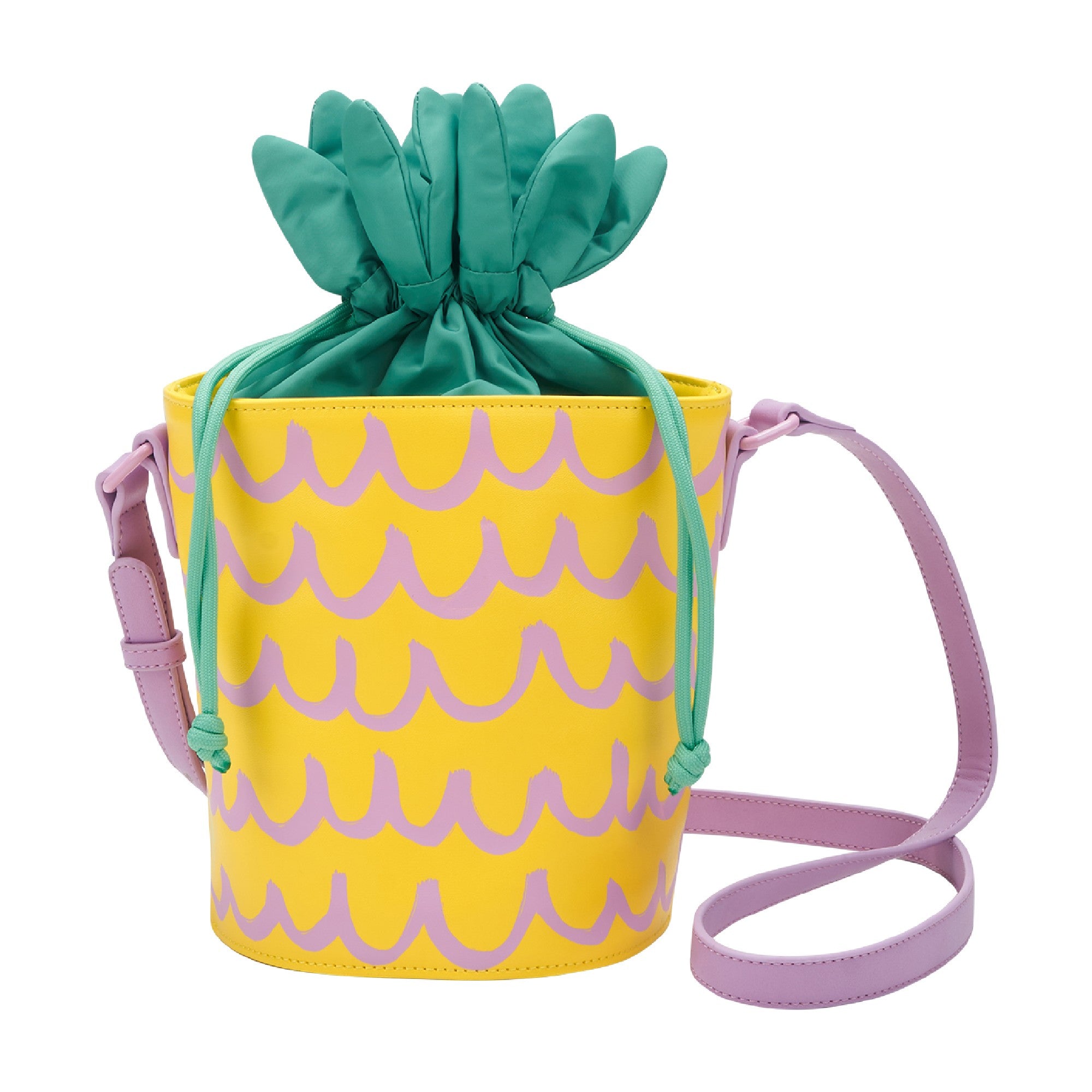 Girls Yellow Bucket Bag