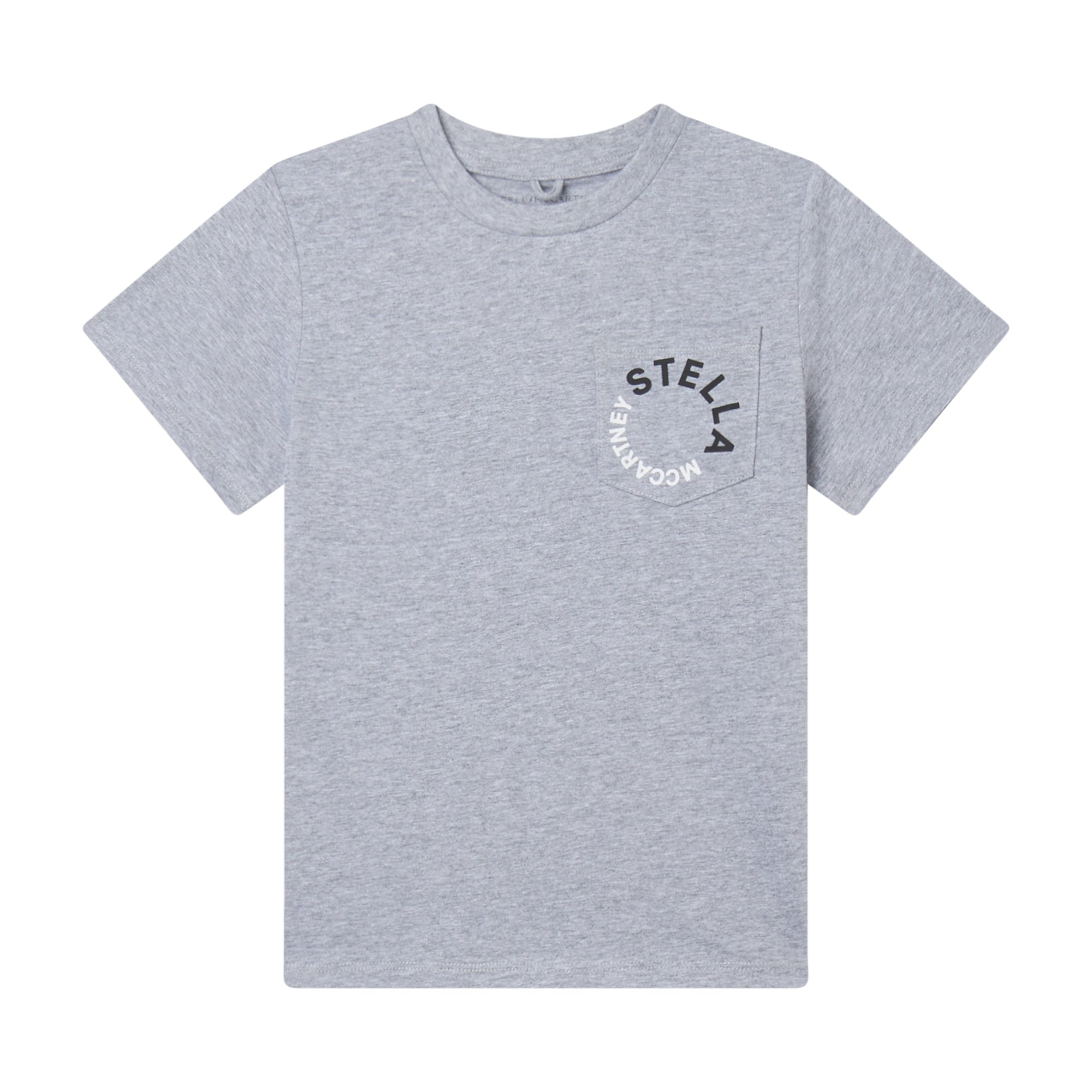 Boys Grey Logo Cotton T-Shirt