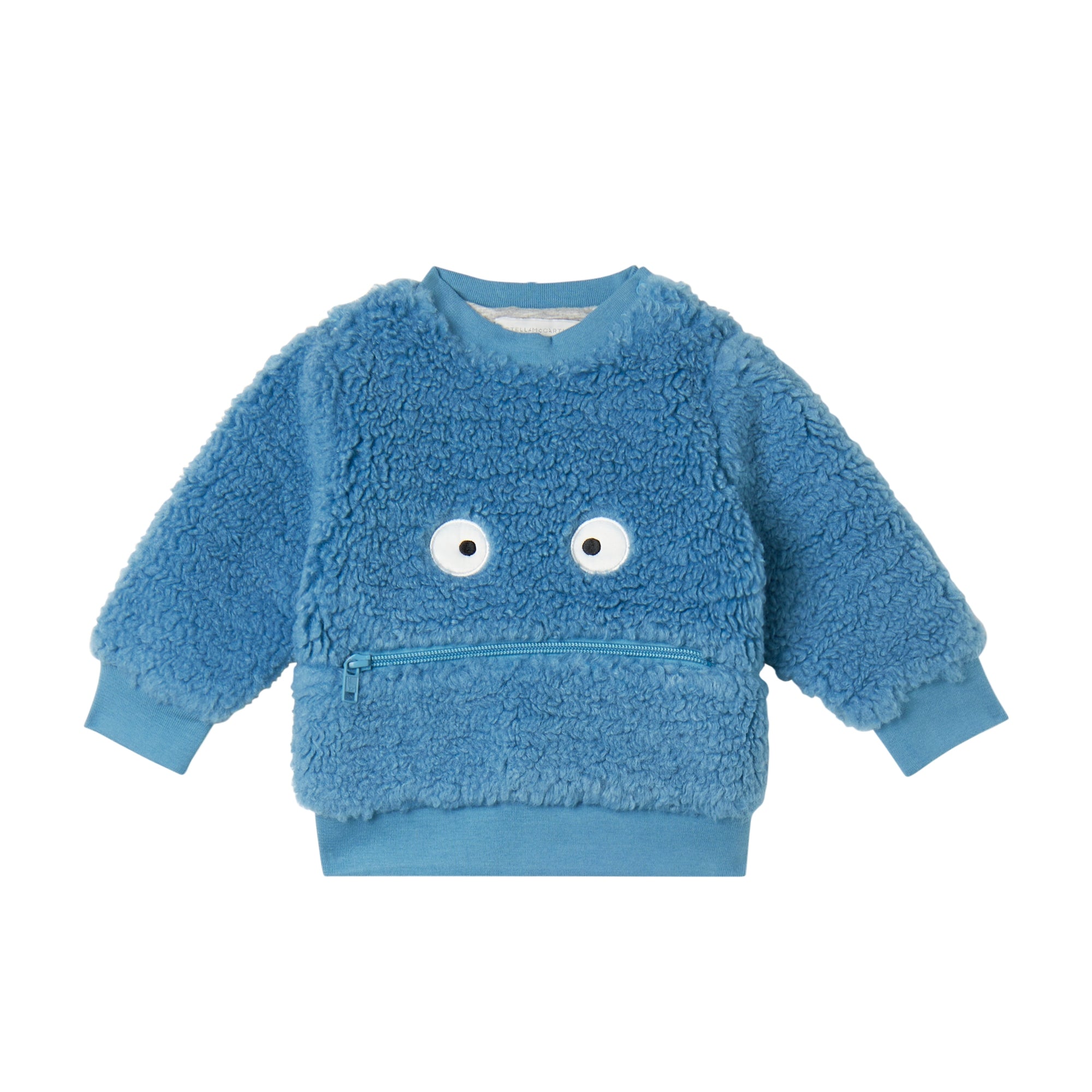 Baby Boys Blue Sherpa Sweatshirt