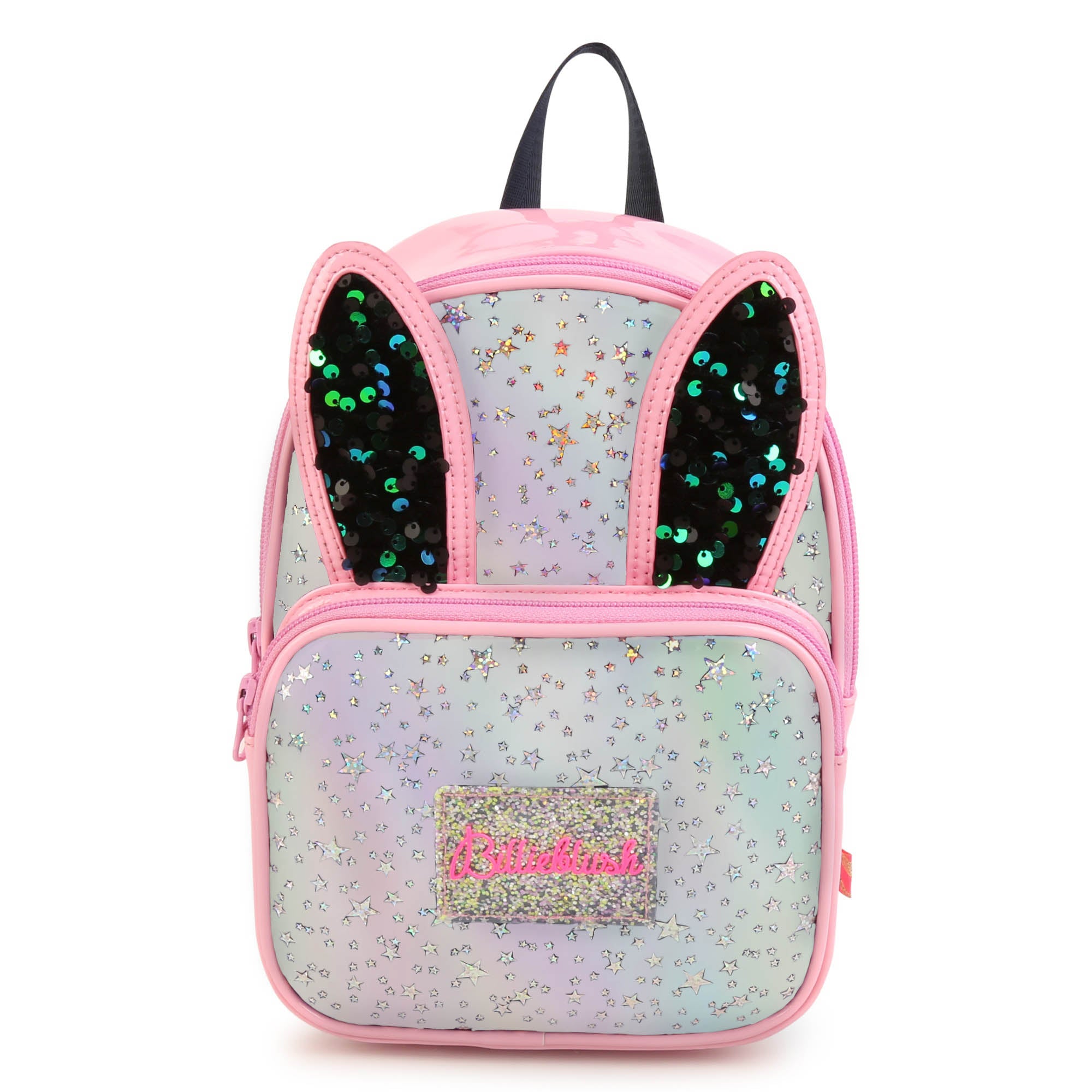 Girls Pink Glitter Backpack(28cm)