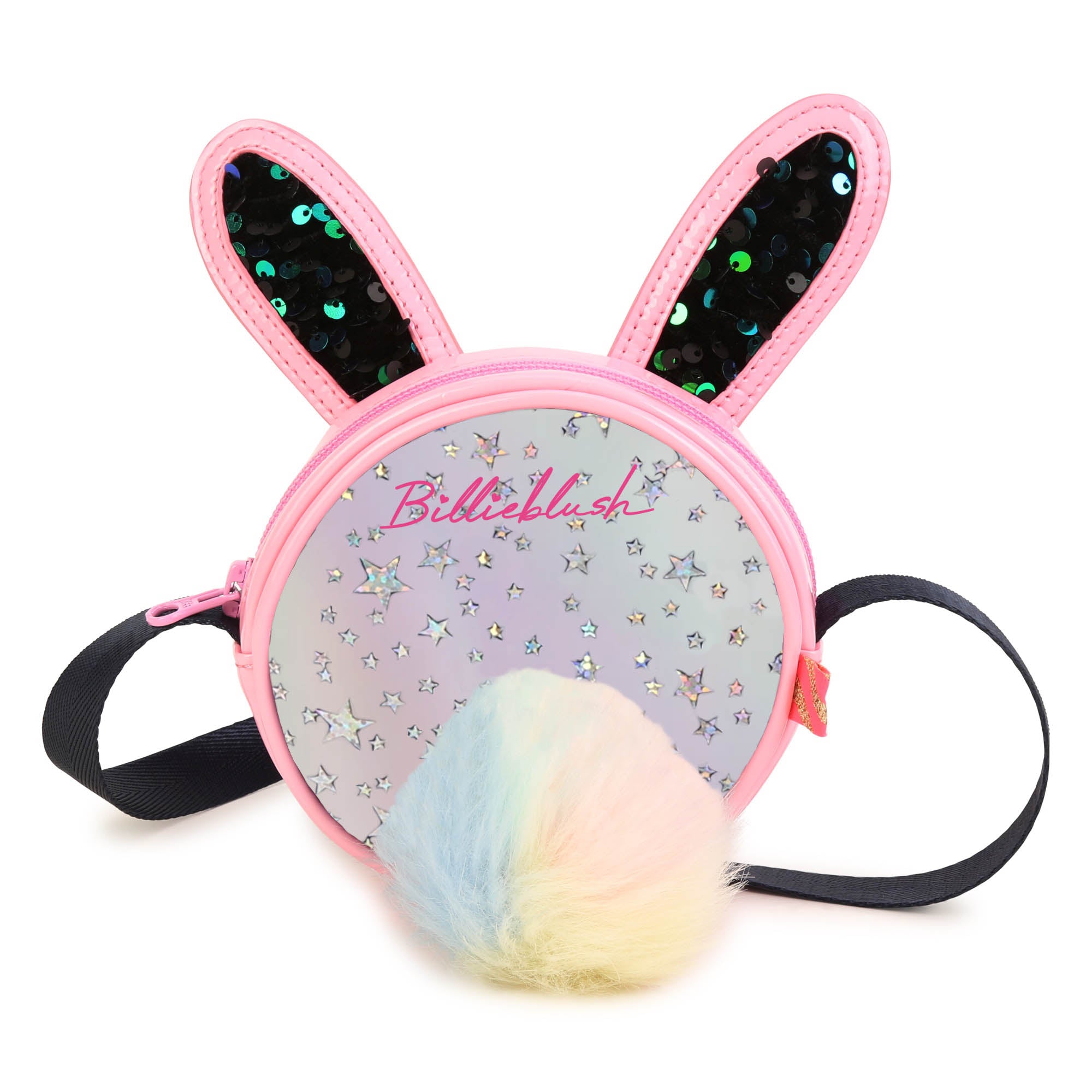 Girls Pink Glitter Shoulder Bag