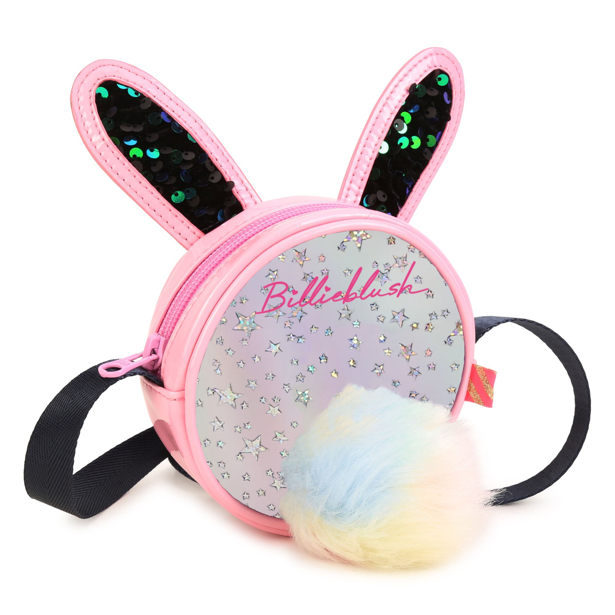 Girls Pink Glitter Shoulder Bag