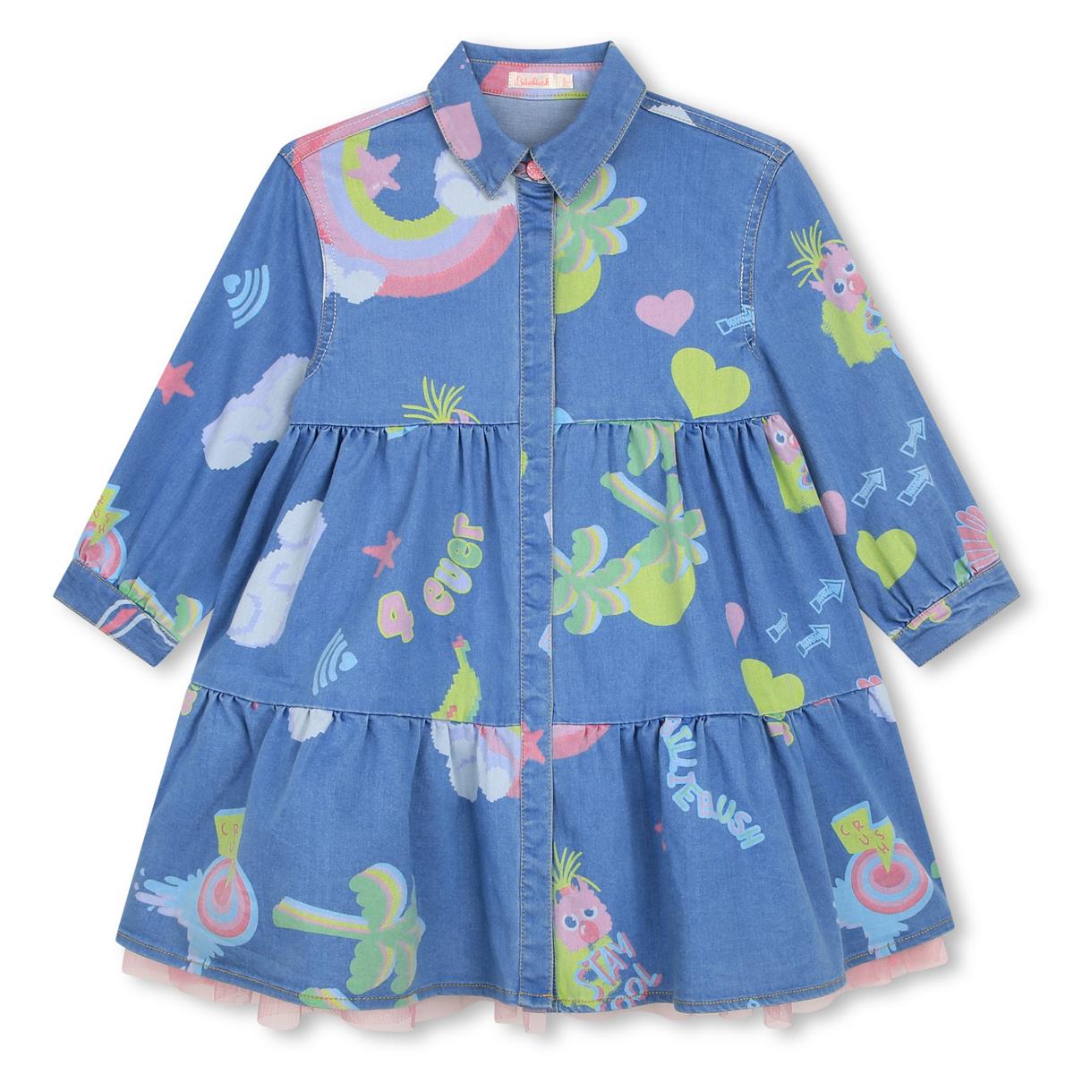 Girls Blue Denim Dress
