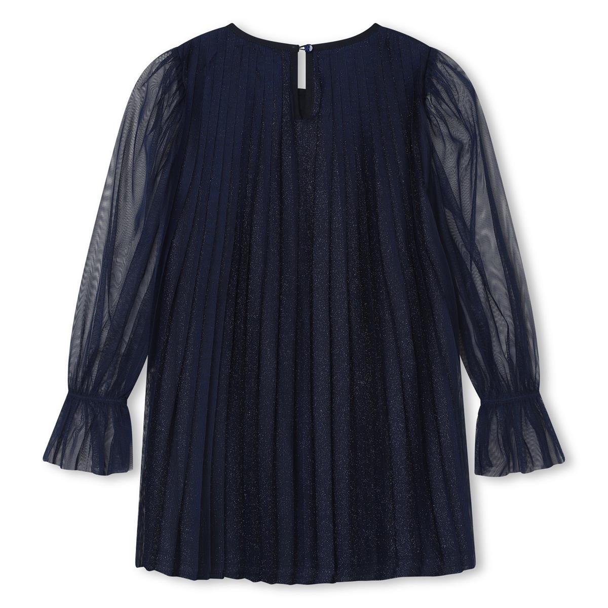 Girls Blue Sequin Dress