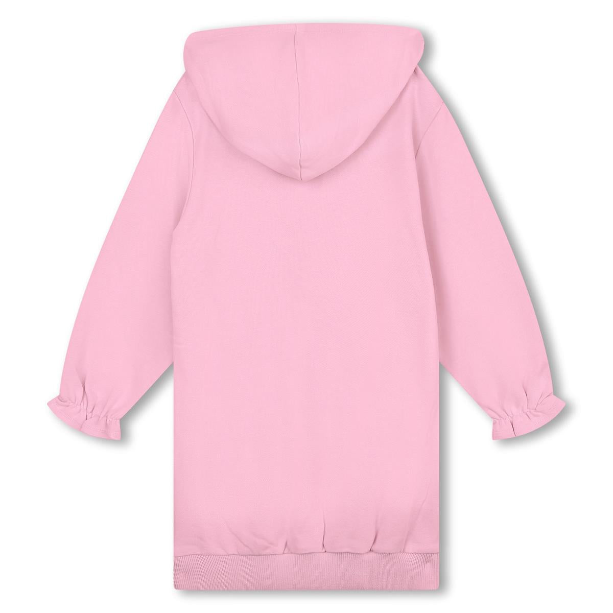 Girls Pink Printed Dress
