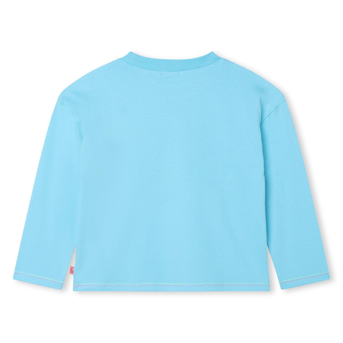 Girls Blue Printed T-Shirt