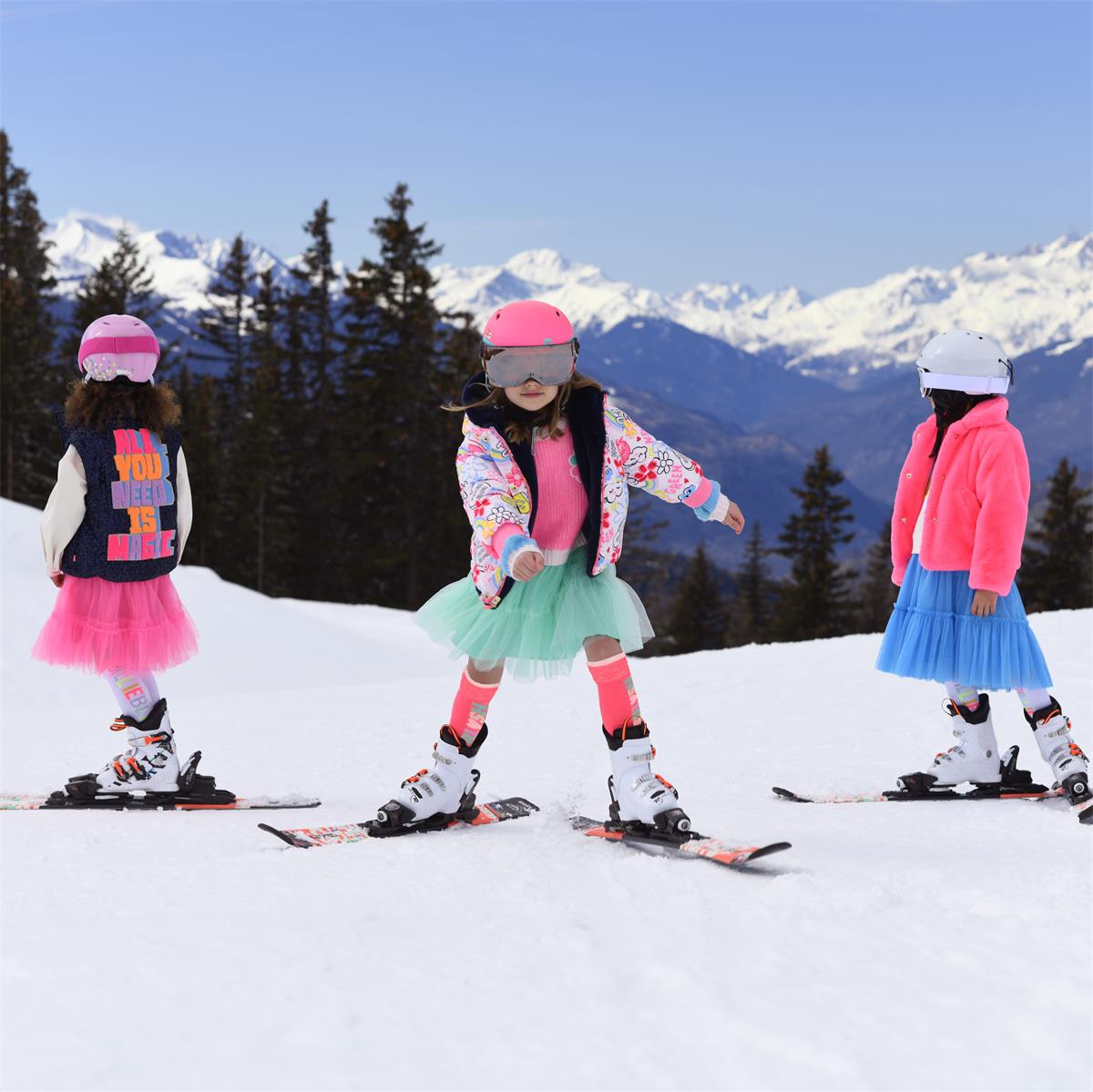 Girls Multicolor Knit Dress