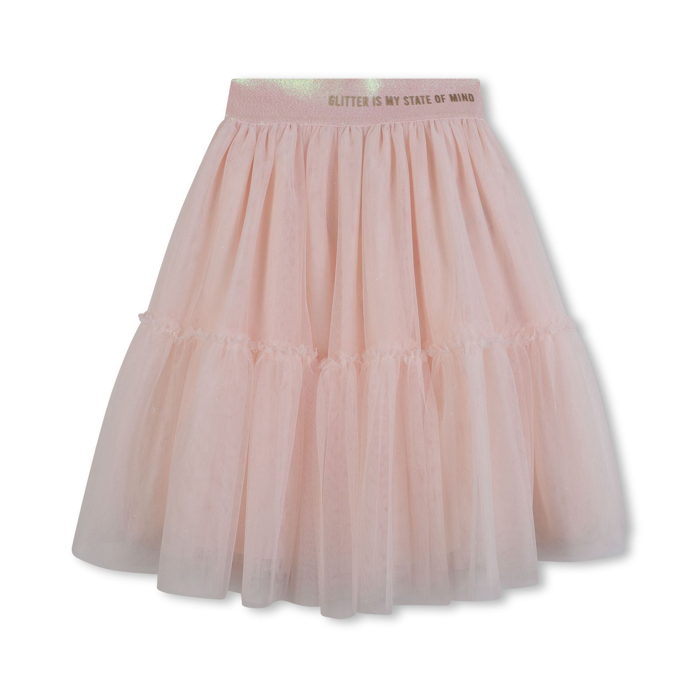 Girls Light Pink Tulle Skirt