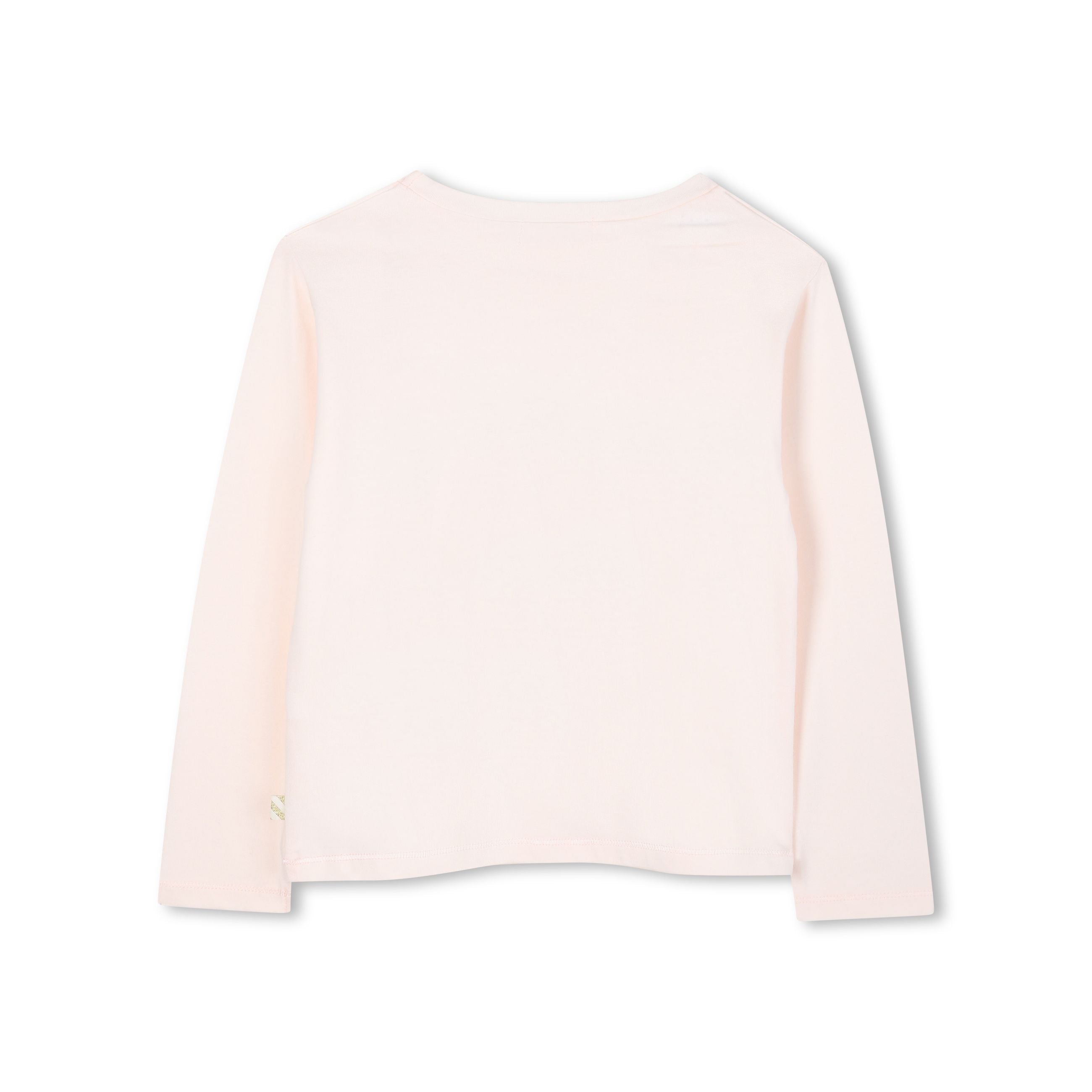 Girls Pale Pink Cotton T-Shirt