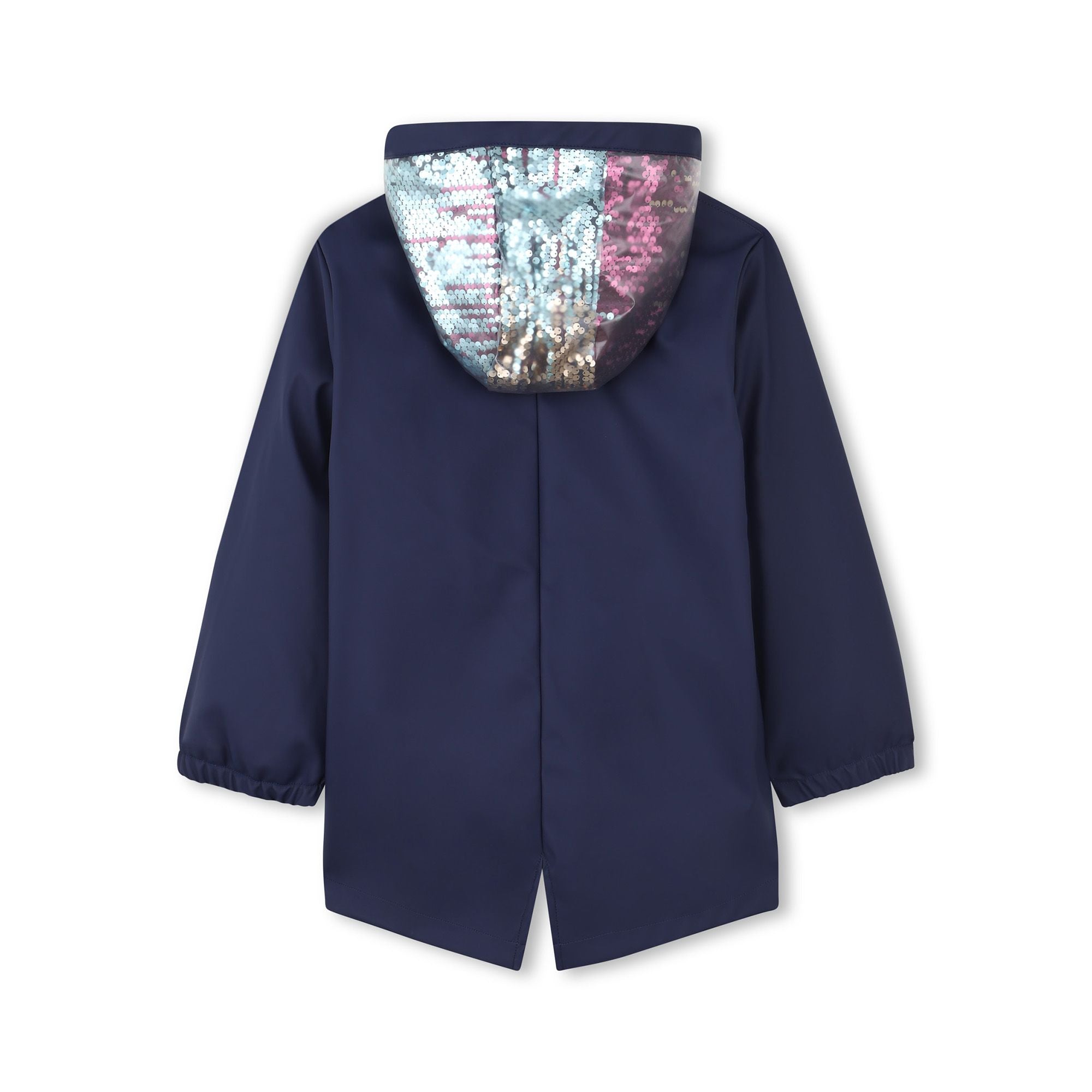 Girls Dark Blue Padded Coat
