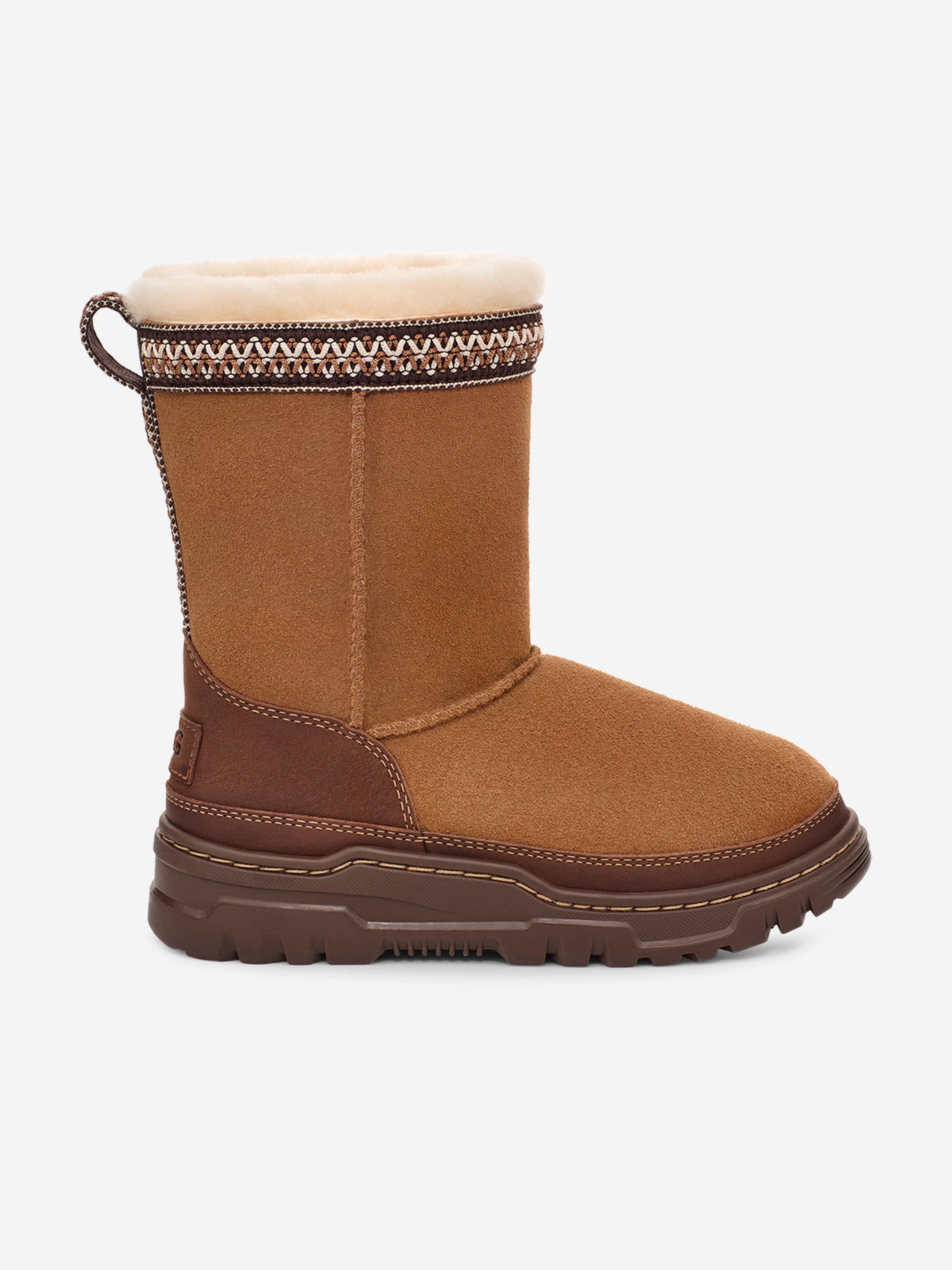 Kids Classic Short TrailGazer Boots in Brown