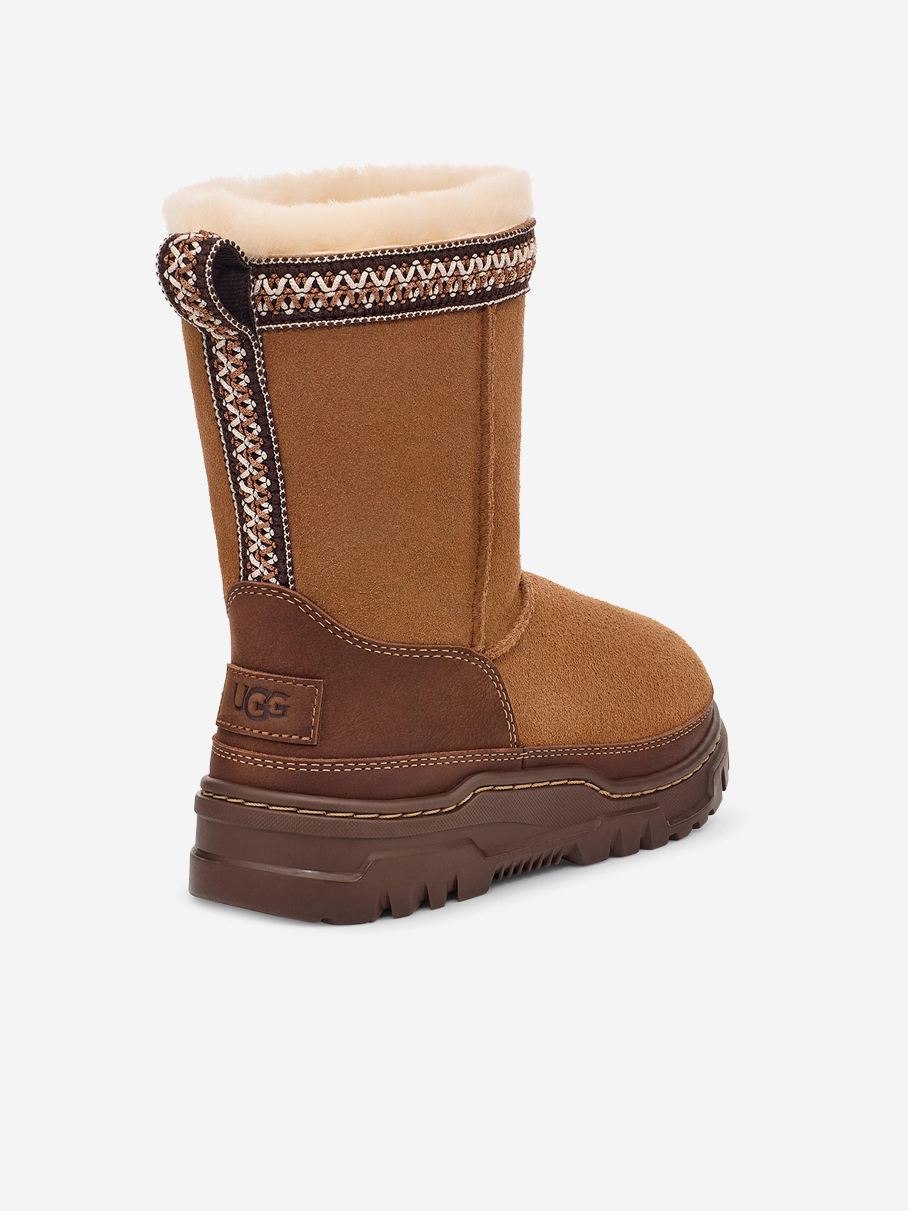 Kids Classic Short TrailGazer Boots in Brown