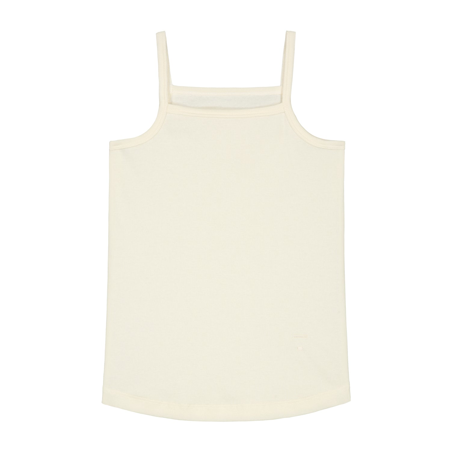 Girls White Cotton Vest Set(2 Pack)