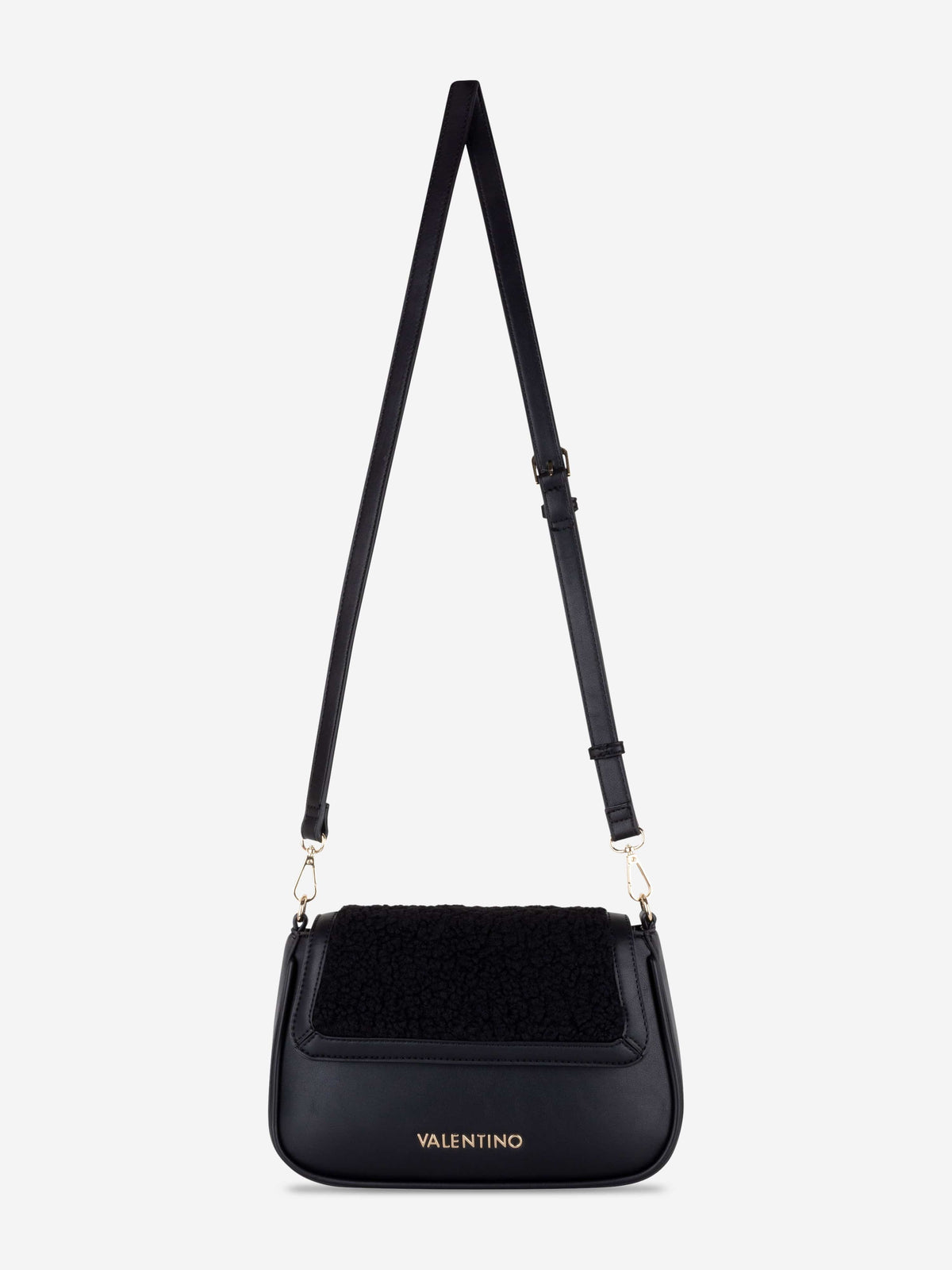 Sac à rabat Shari pour filles en noir (26 cm)