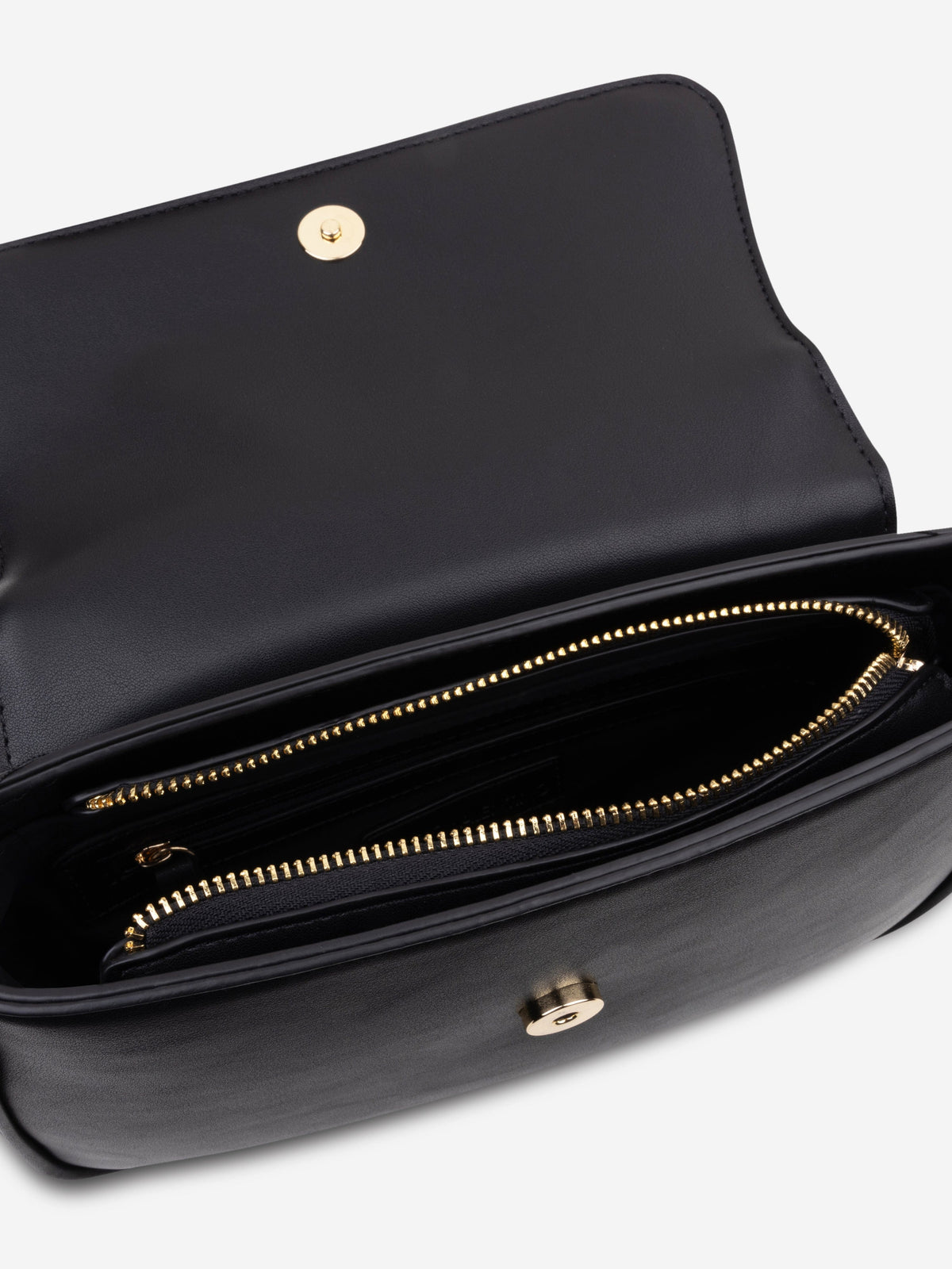 Sac à rabat Shari pour filles en noir (26 cm)