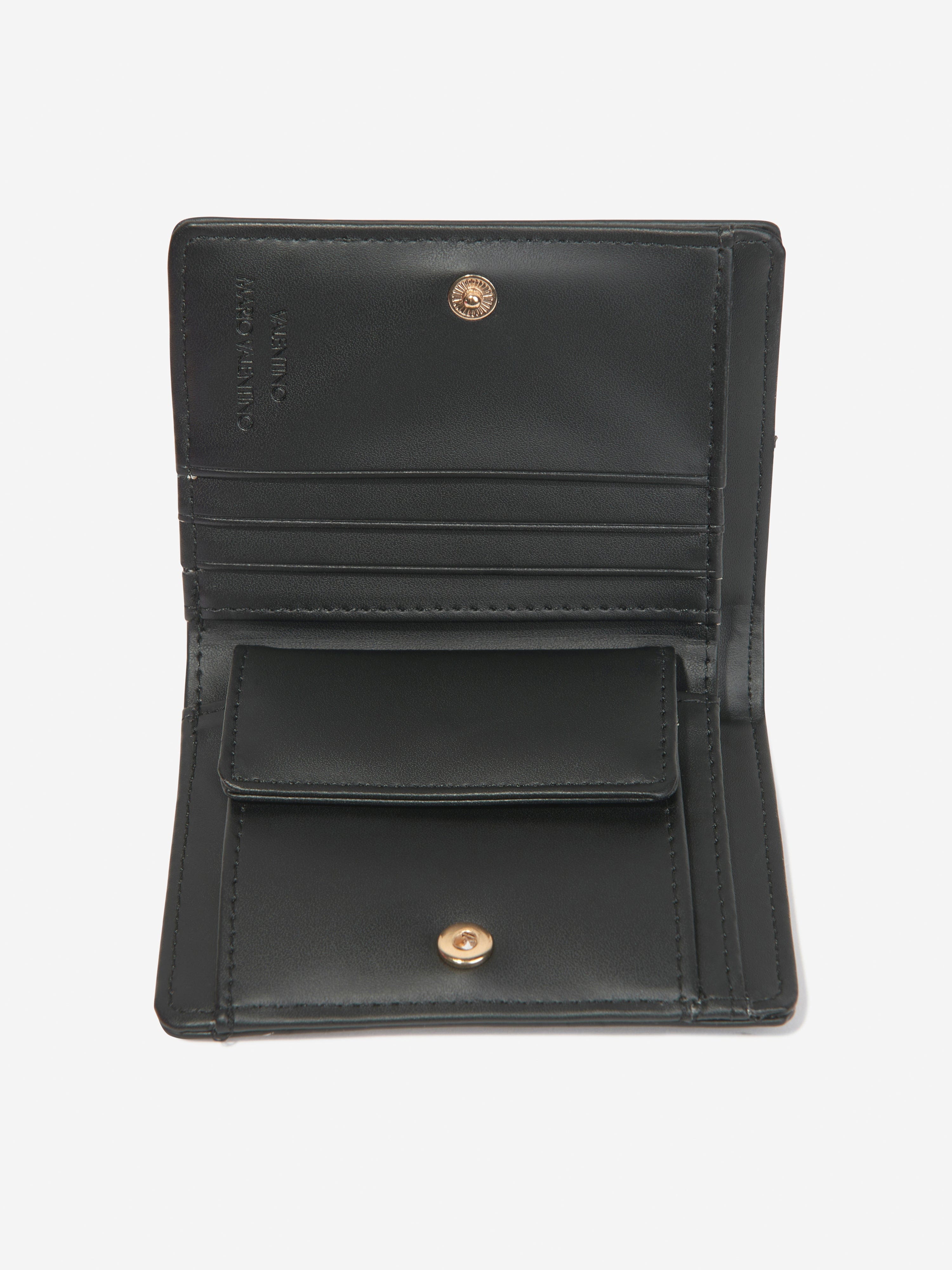 Valentino Girls Catalunya Wallet in Black (15.9cm)
