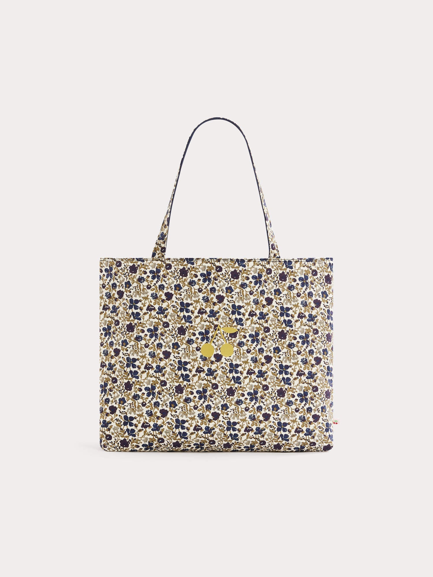 Girls Beige Floral Handbag