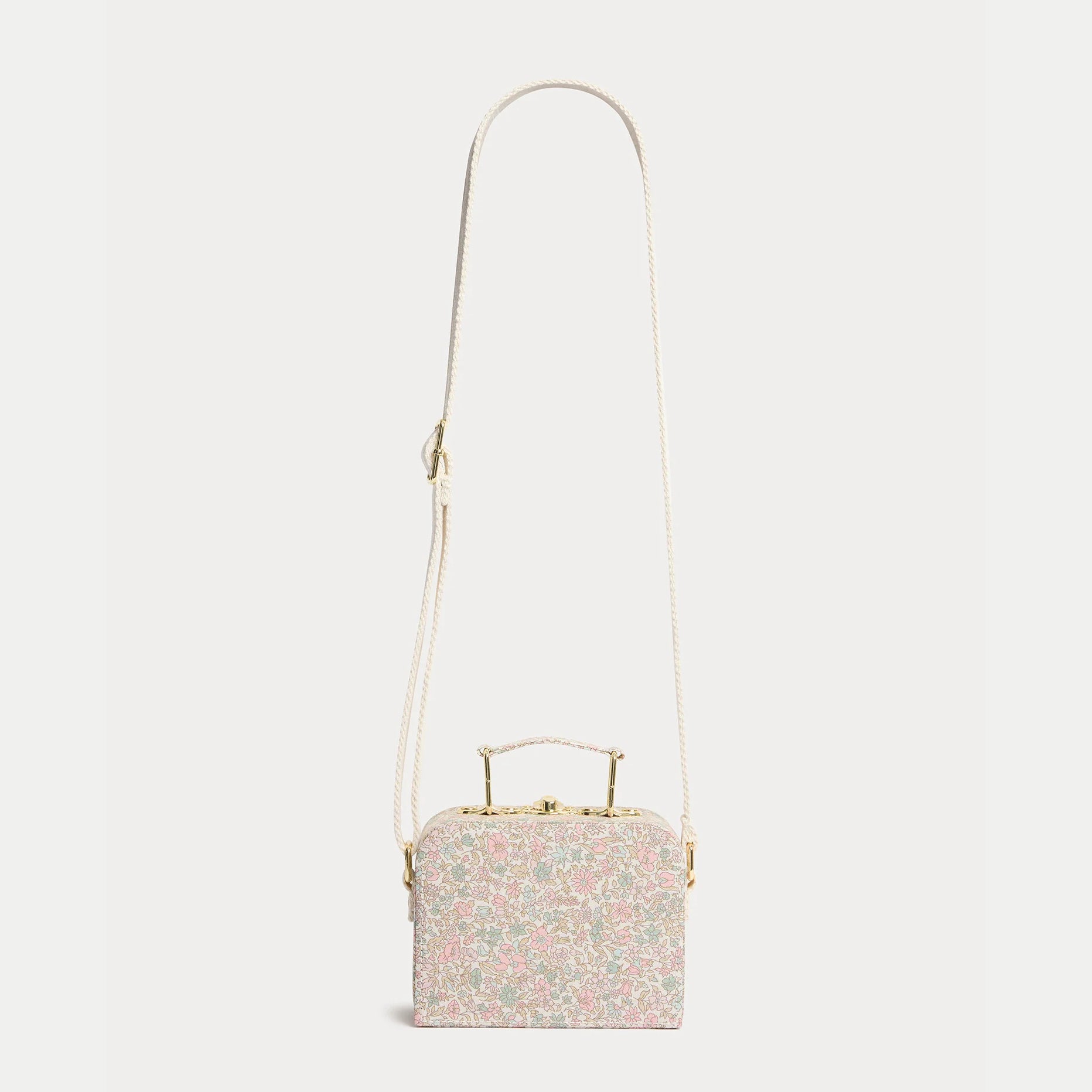 Girls Pink Floral Shoulder Bag