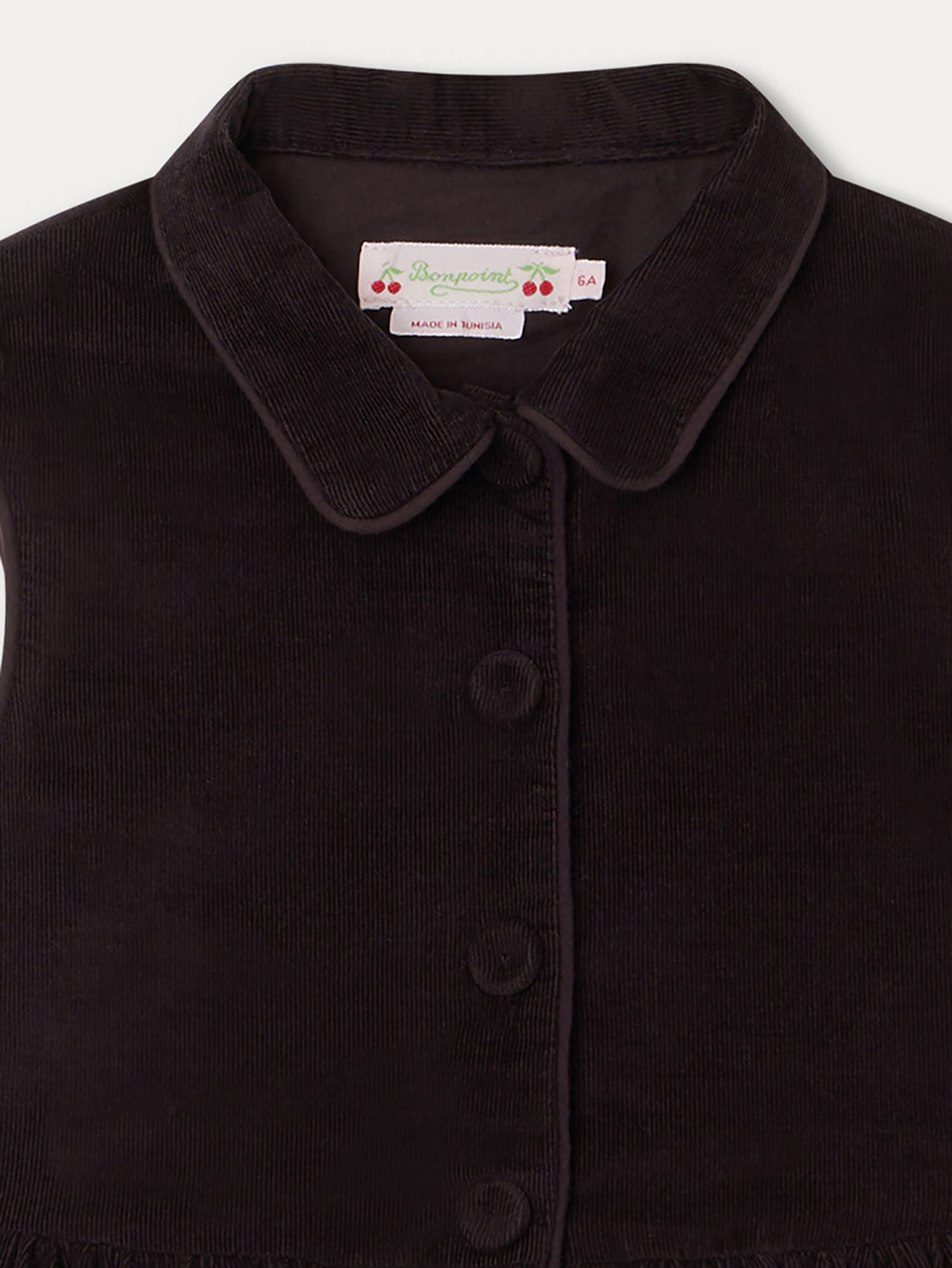 Girls Brown Corduroy Dress