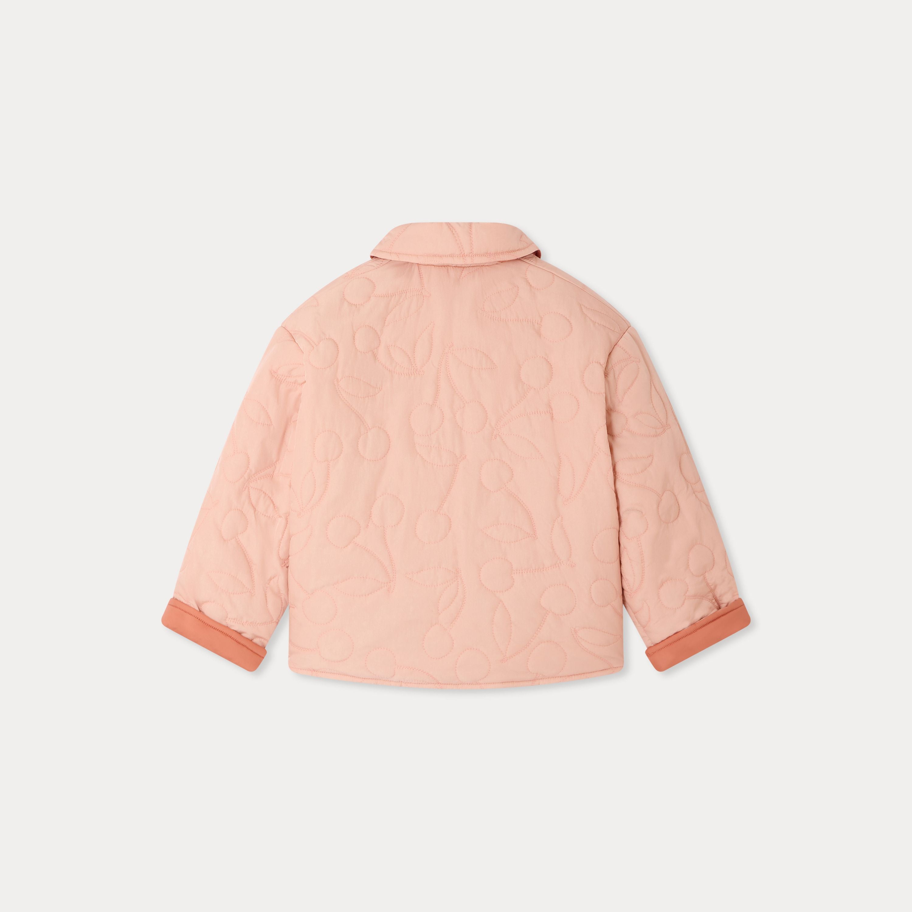 Girls Pink Reversible Padded Jacket