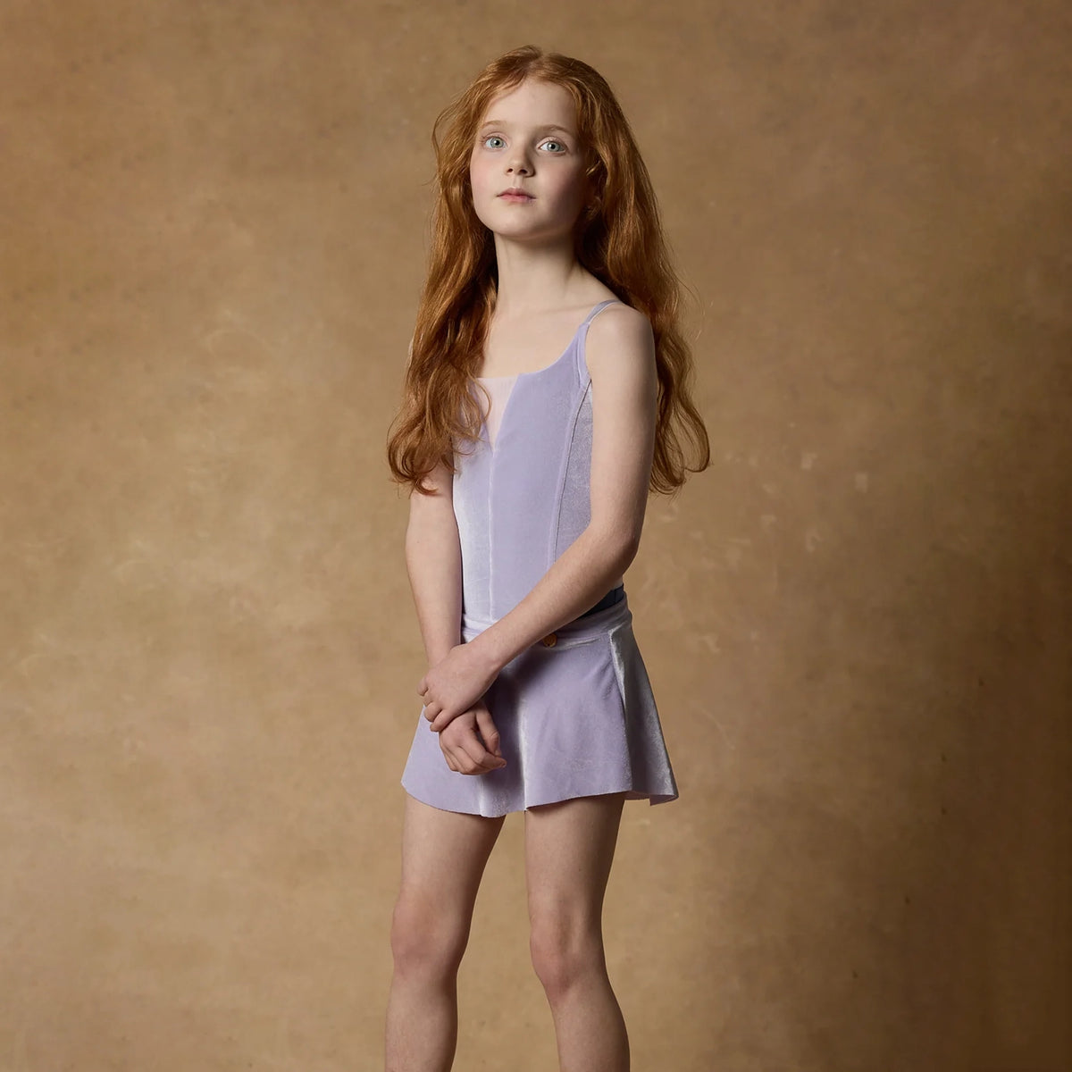 Girls Light Purple Velvet Ballet Skirt(ZARA SKIRT PRELUDE/VERBENA)