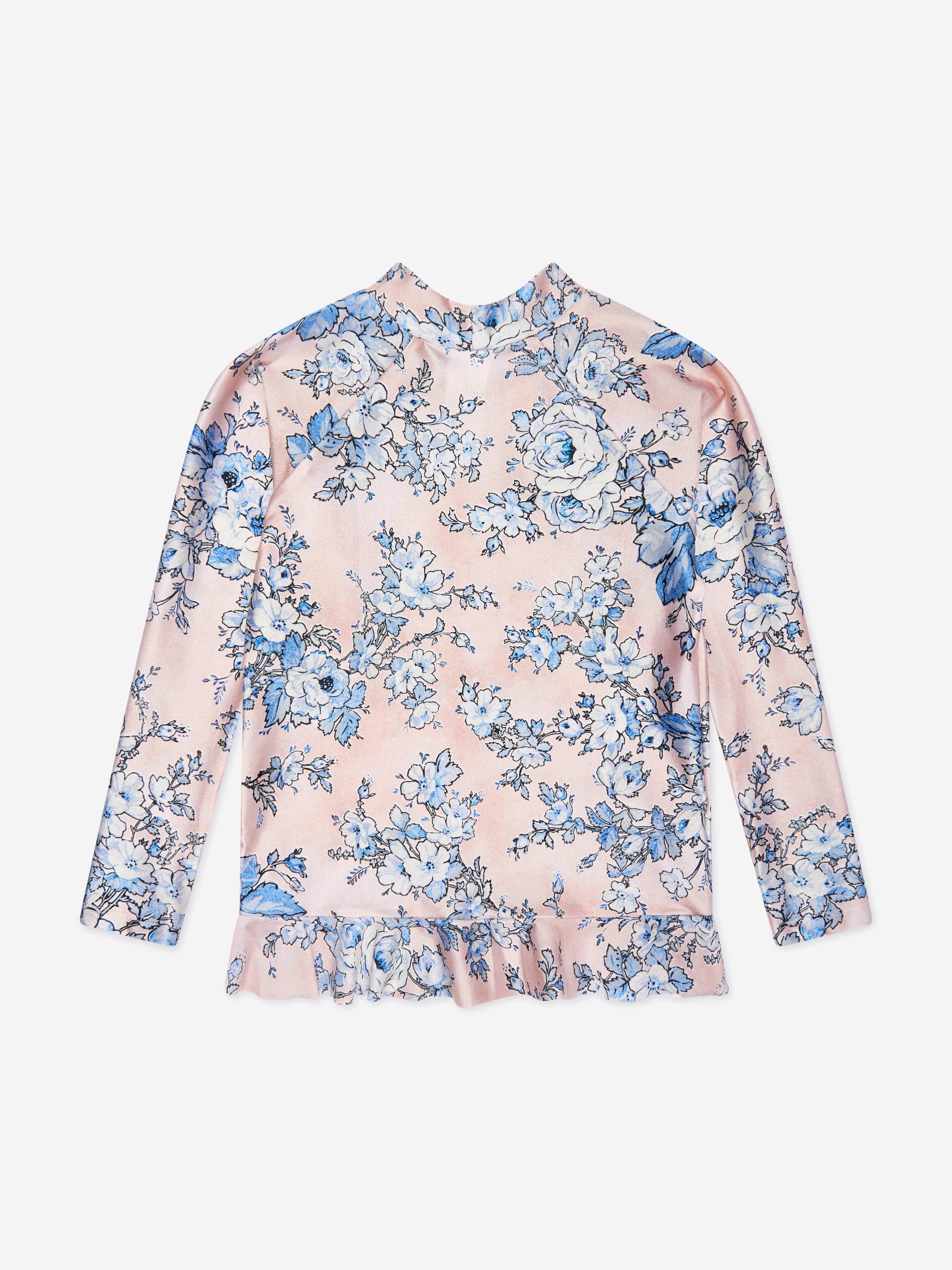 Zimmermann Girls Floral Halliday Fril Rashie in Multicolour