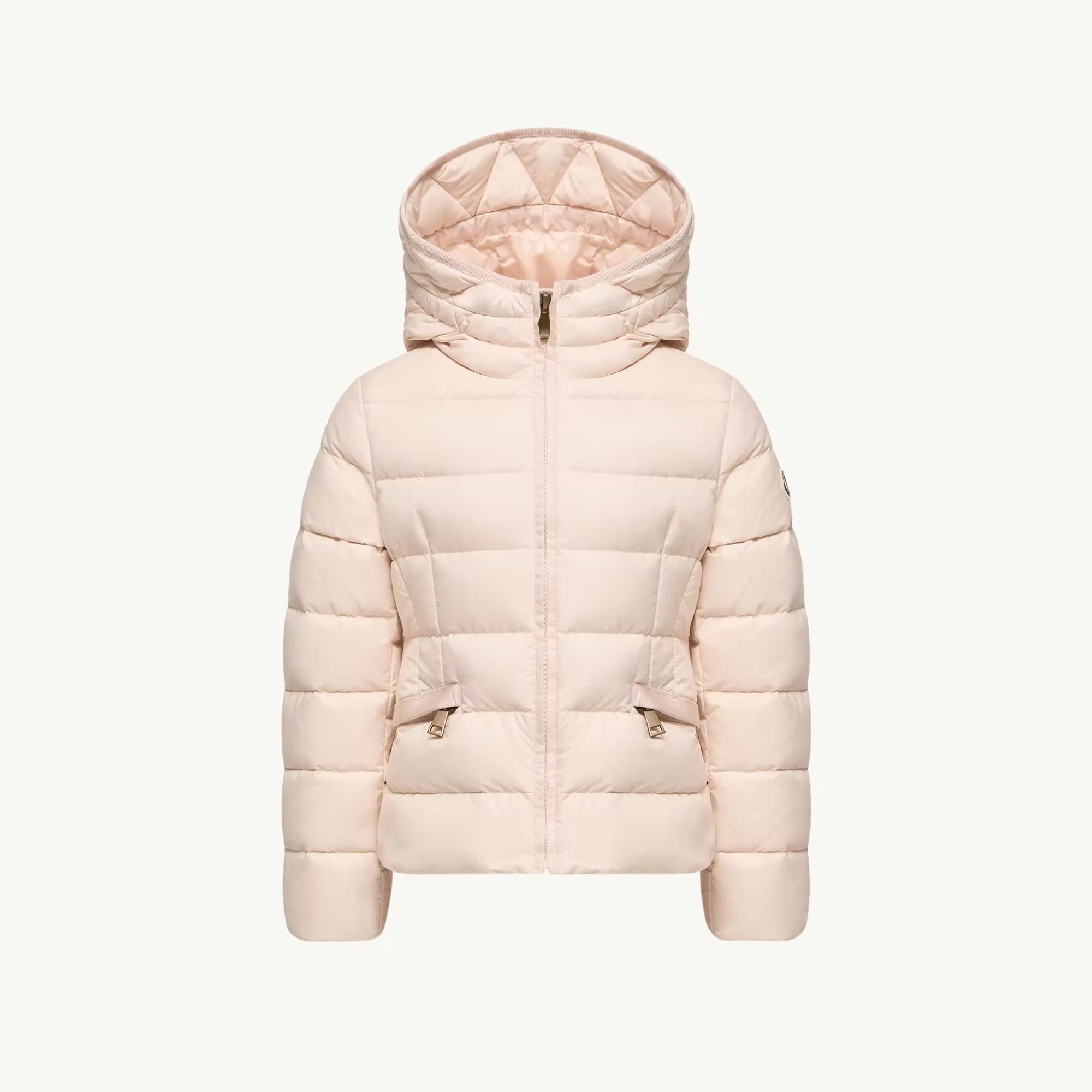 Girls Light Pink "AVOCE" Padded Down Jacket