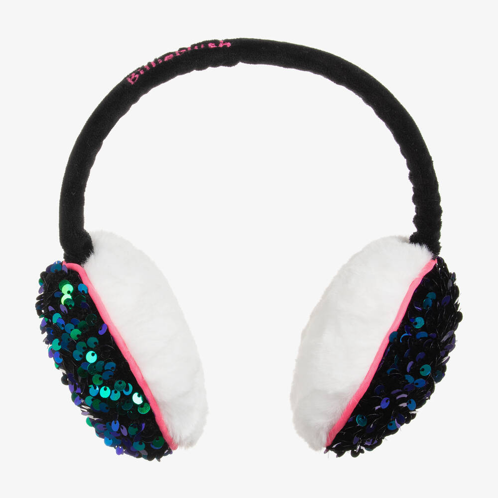 Girls Blue Logo Earmuffs