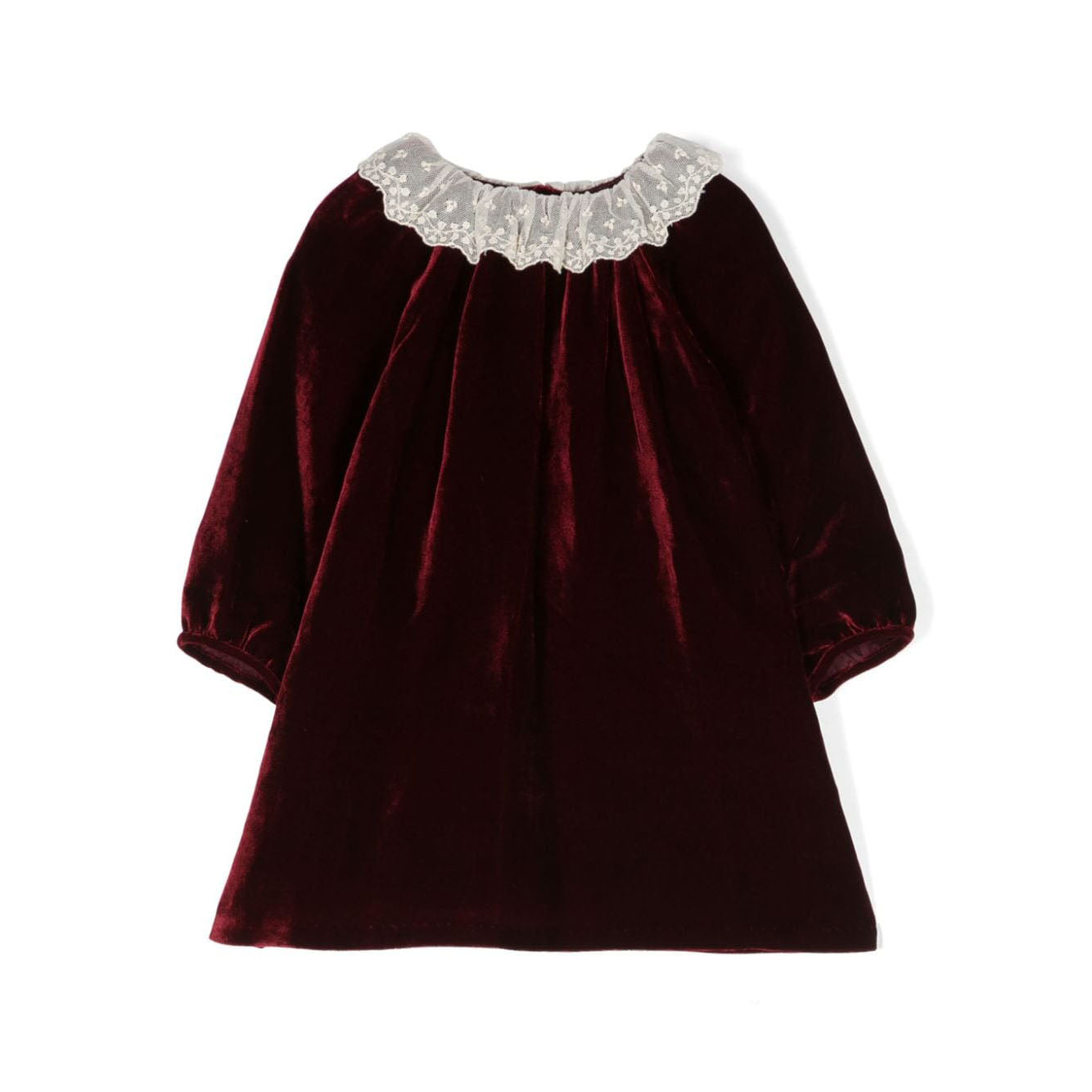 Baby Girls Red Velvet Dress