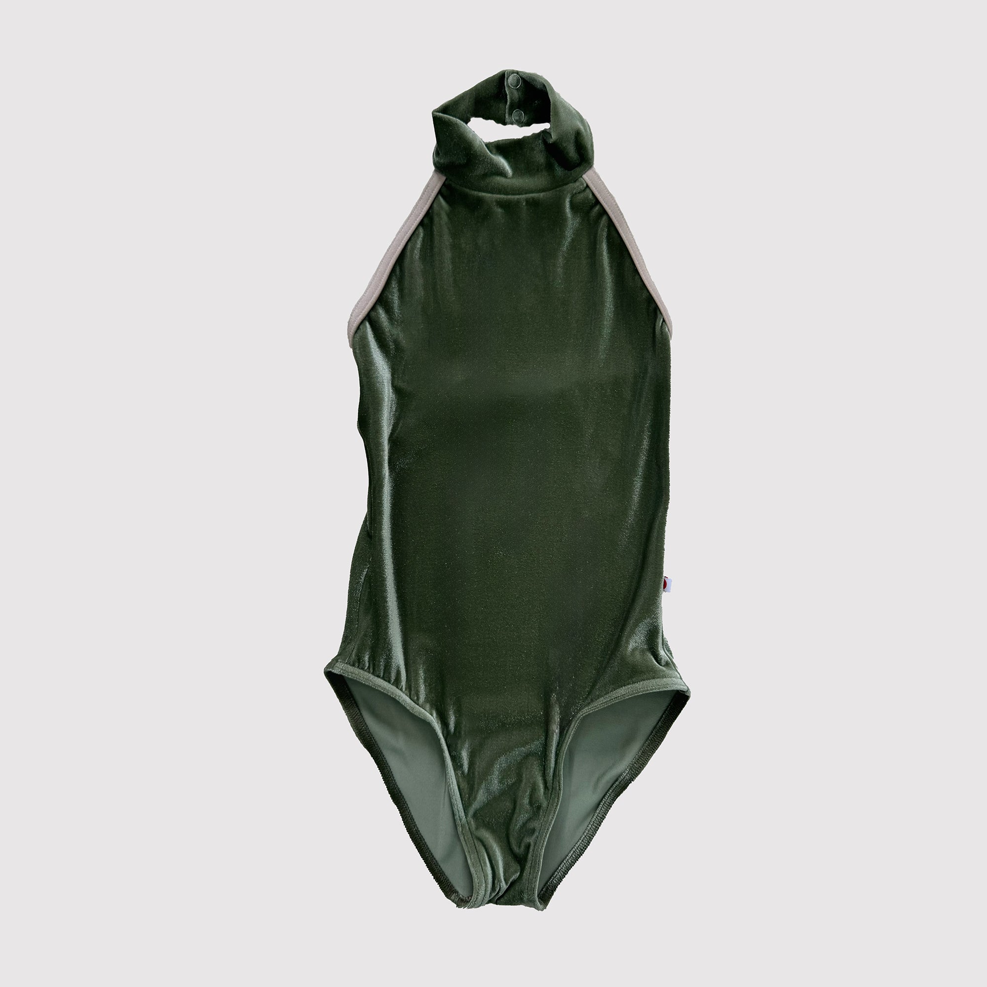 Girls Dark Green "Sarah/V-Safari/N-Toffee" Ballet Onesies