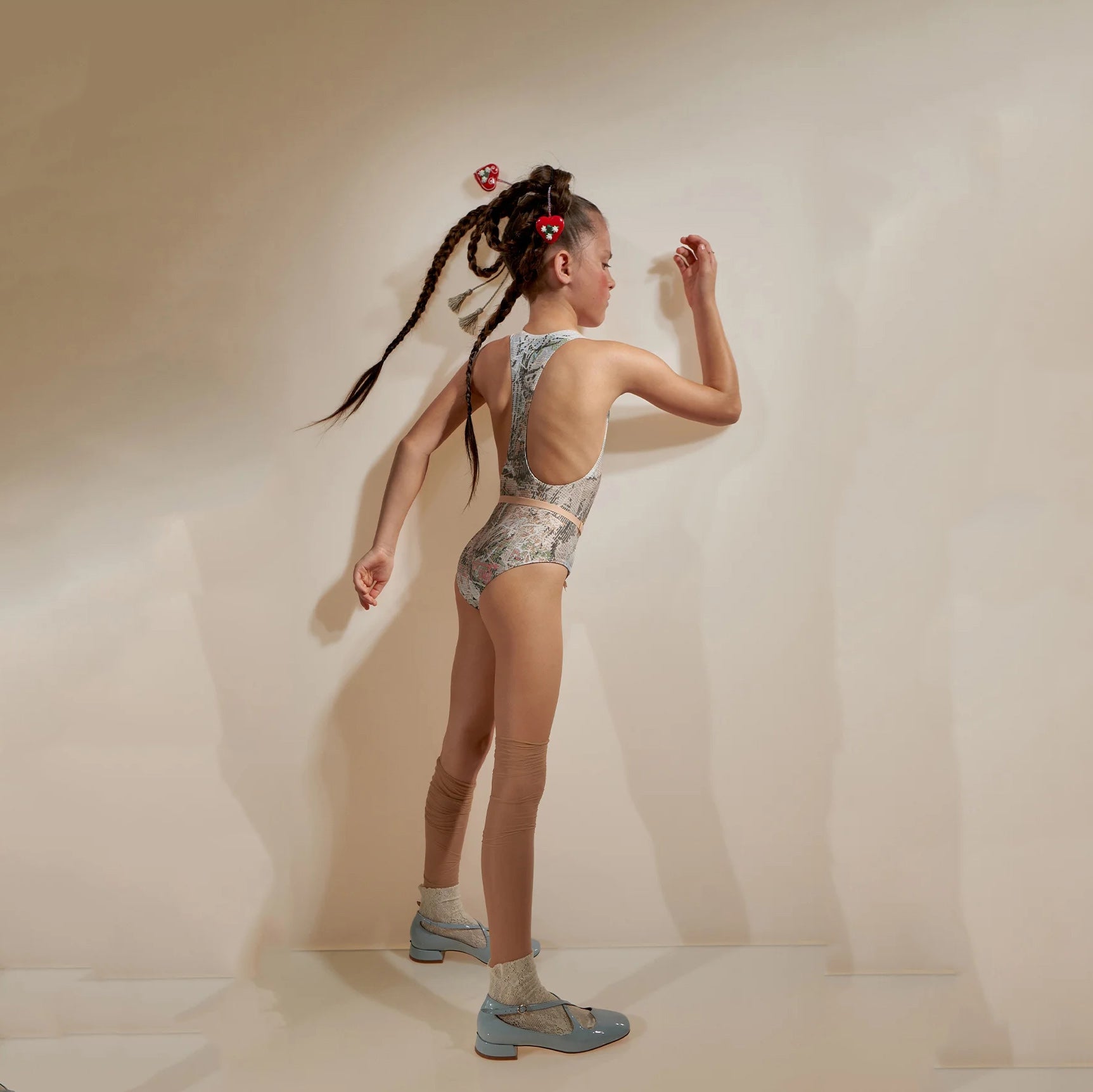Girls Multicolor Ballet Onesies