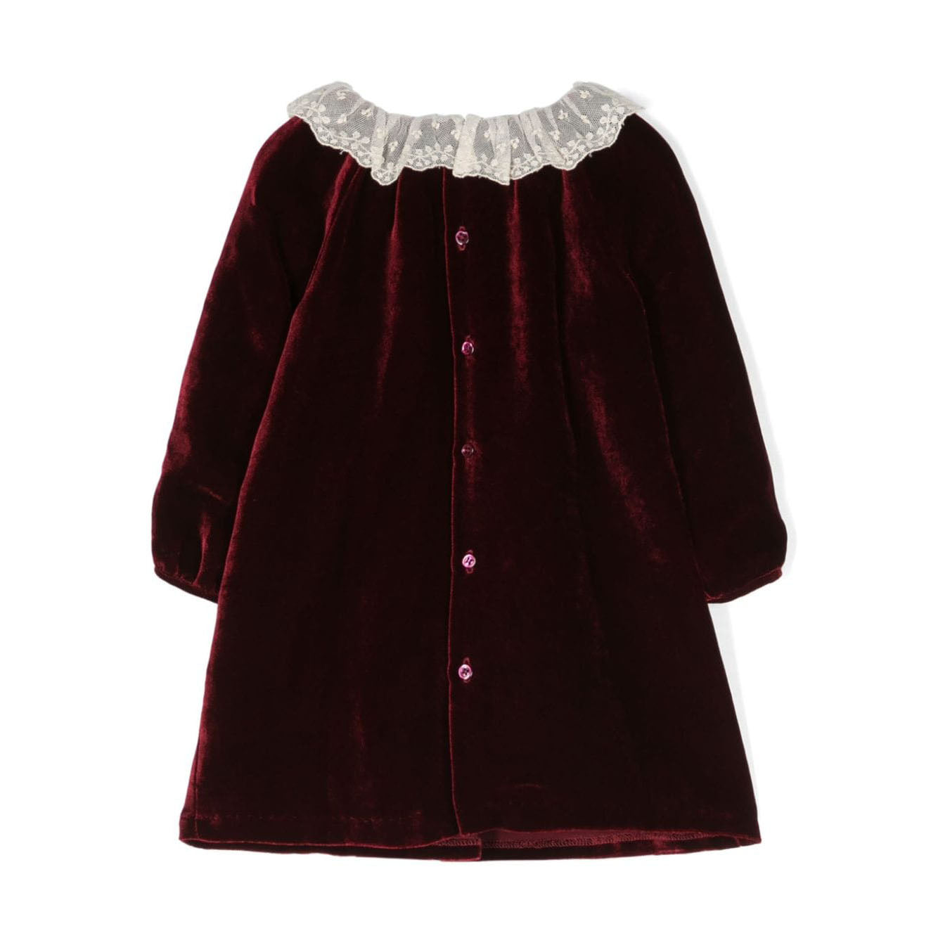 Baby Girls Red Velvet Dress