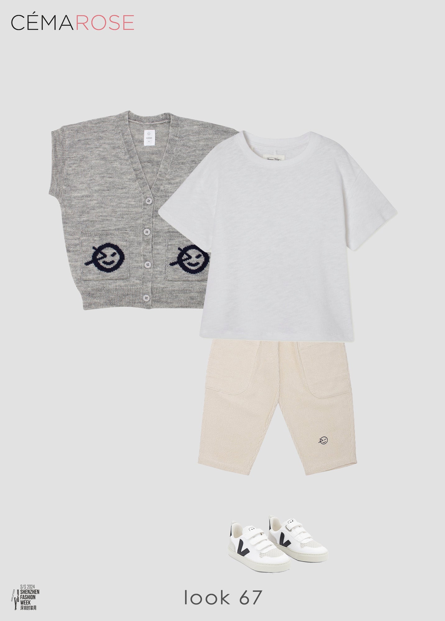 Boys & Girls Grey Gilet