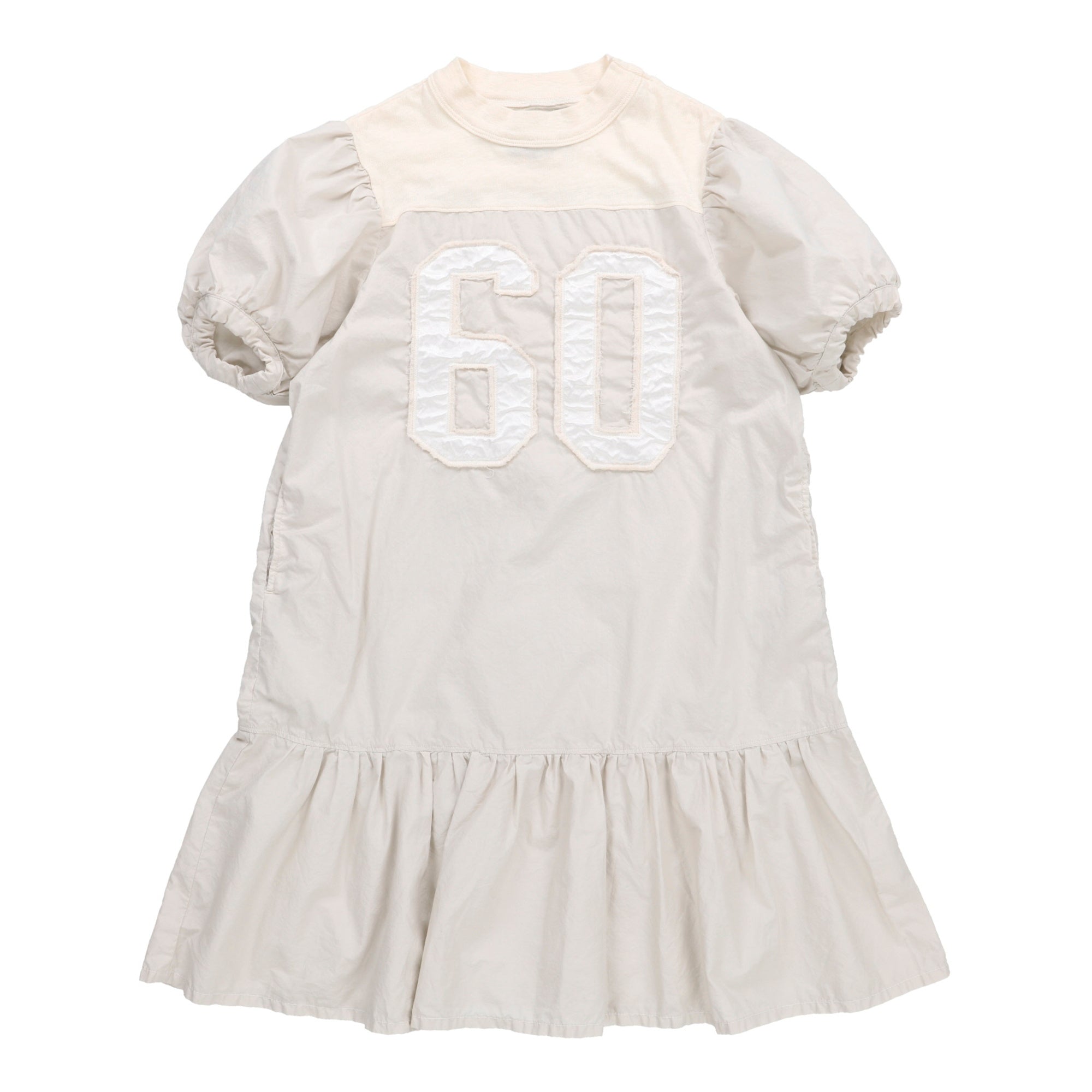 Girls White Cotton Dress