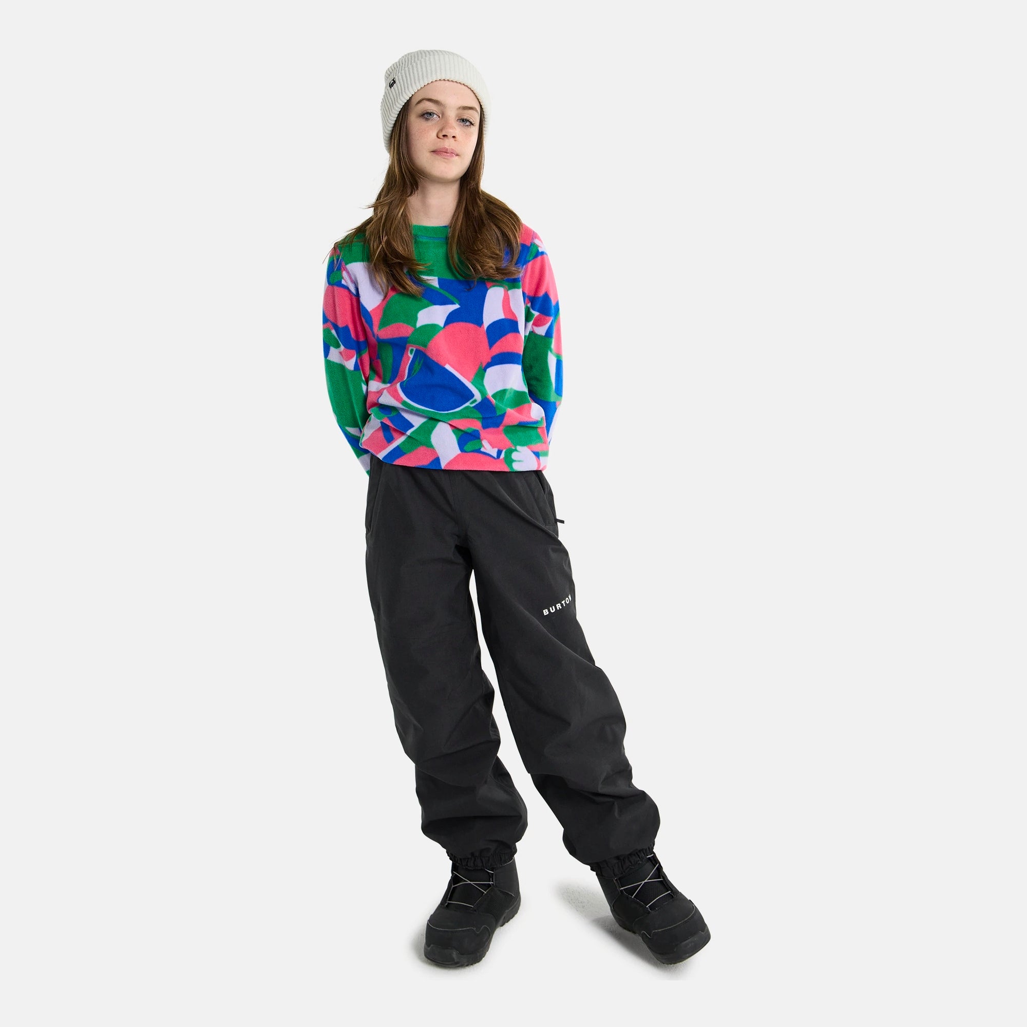 Boys & Girls Black 2L Ski Trousers