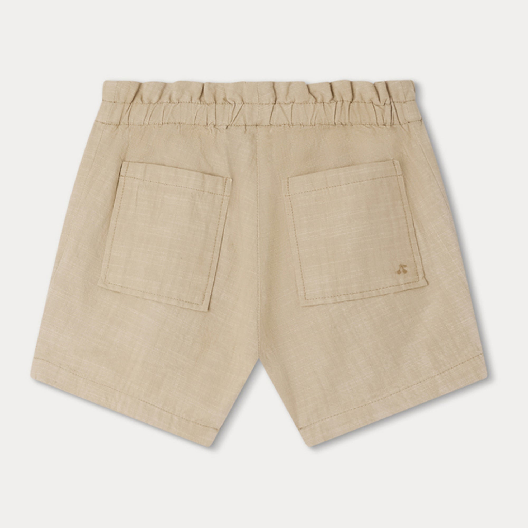 Girls Khaki Cotton Shorts