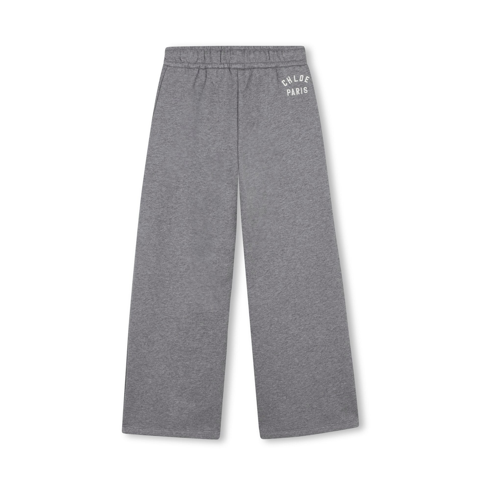 Girls Grey Cotton Trousers