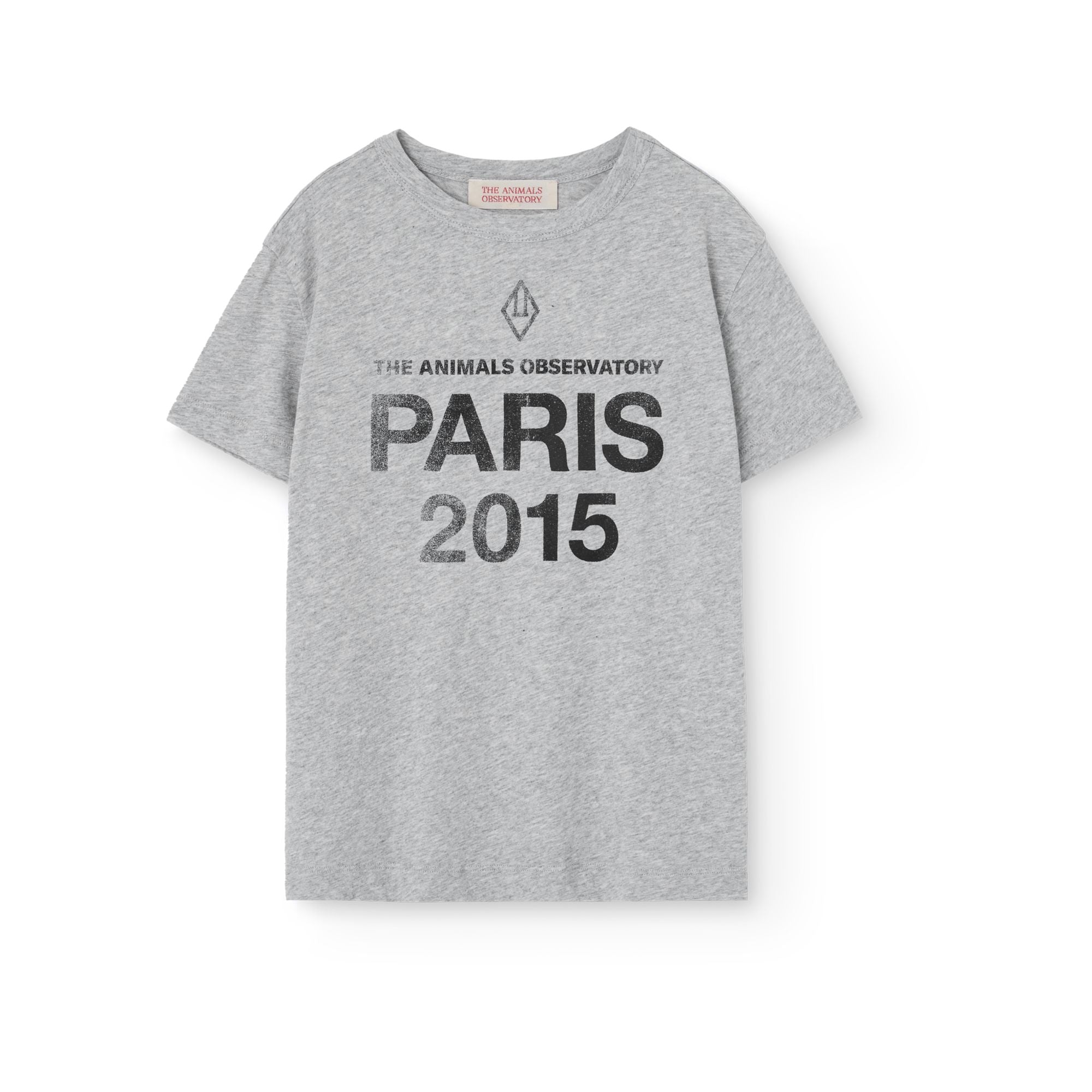 Boys & Girls Grey Logo Cotton T-Shirt