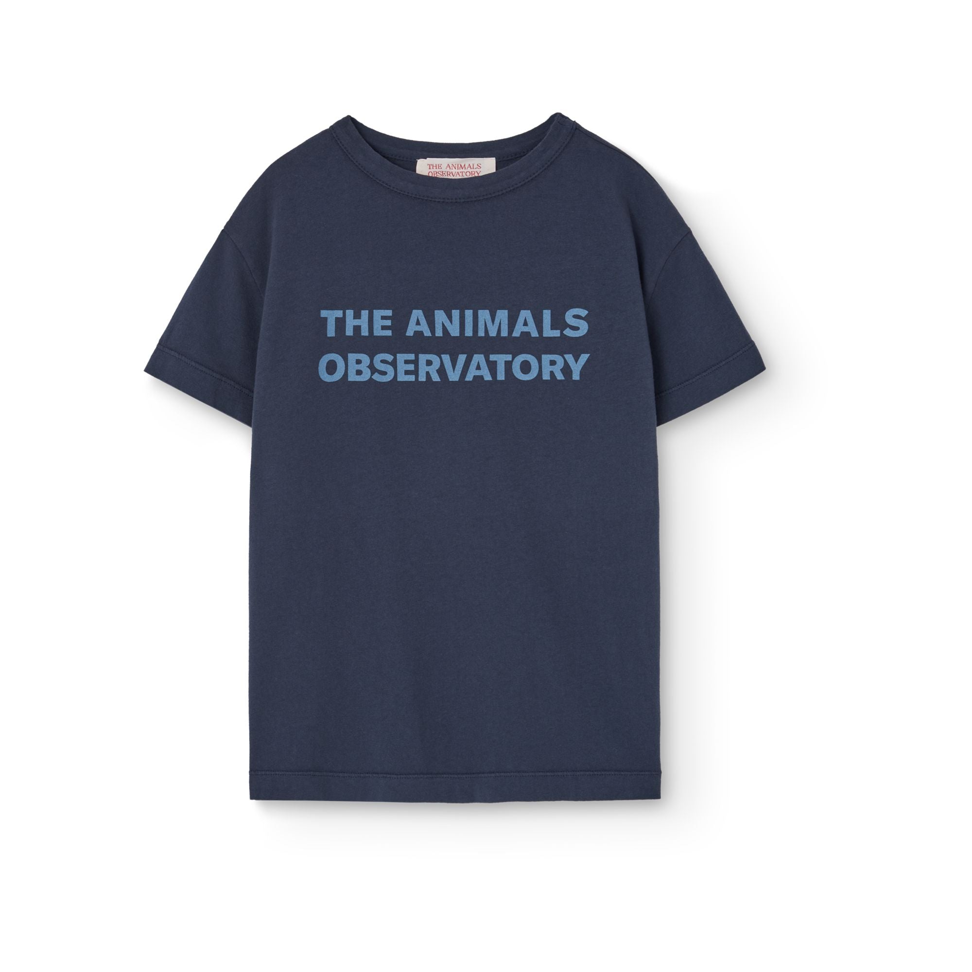 Boys & Girls Navy Logo Cotton T-Shirt