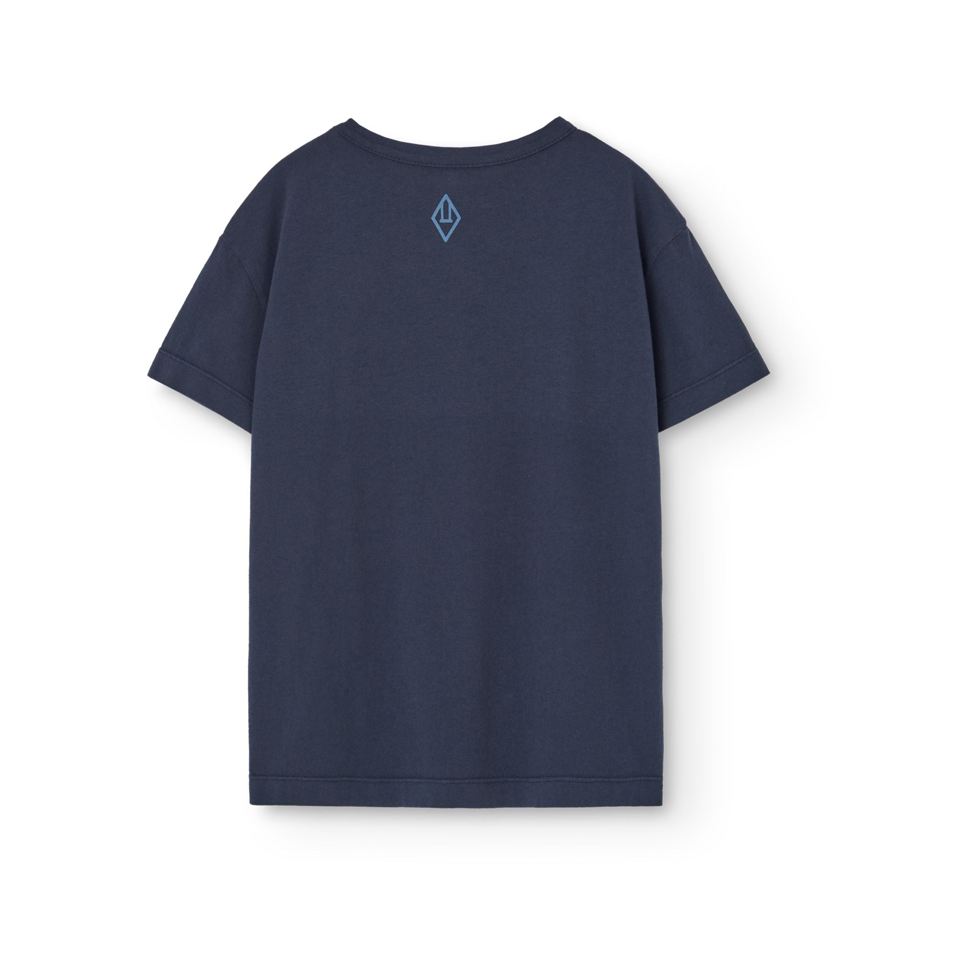 Boys & Girls Navy Logo Cotton T-Shirt